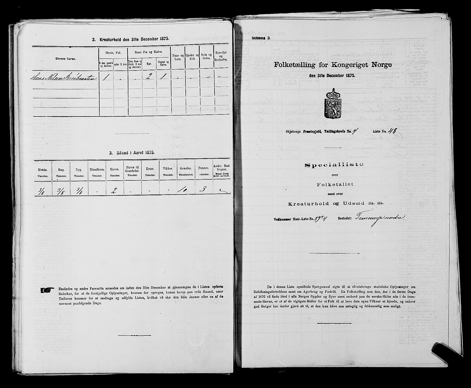 RA, 1875 census for 0115P Skjeberg, 1875, p. 804