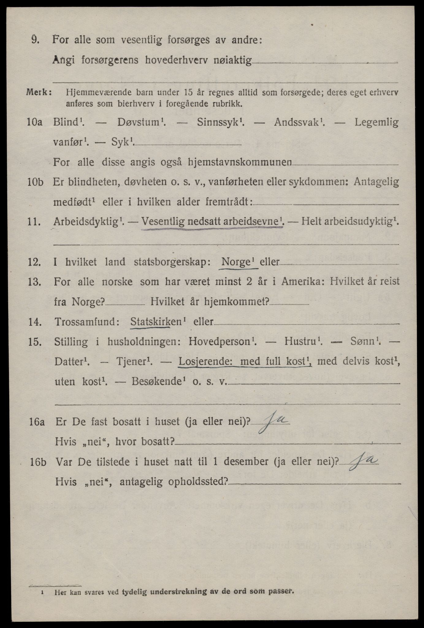 SAKO, 1920 census for Nissedal, 1920, p. 3924