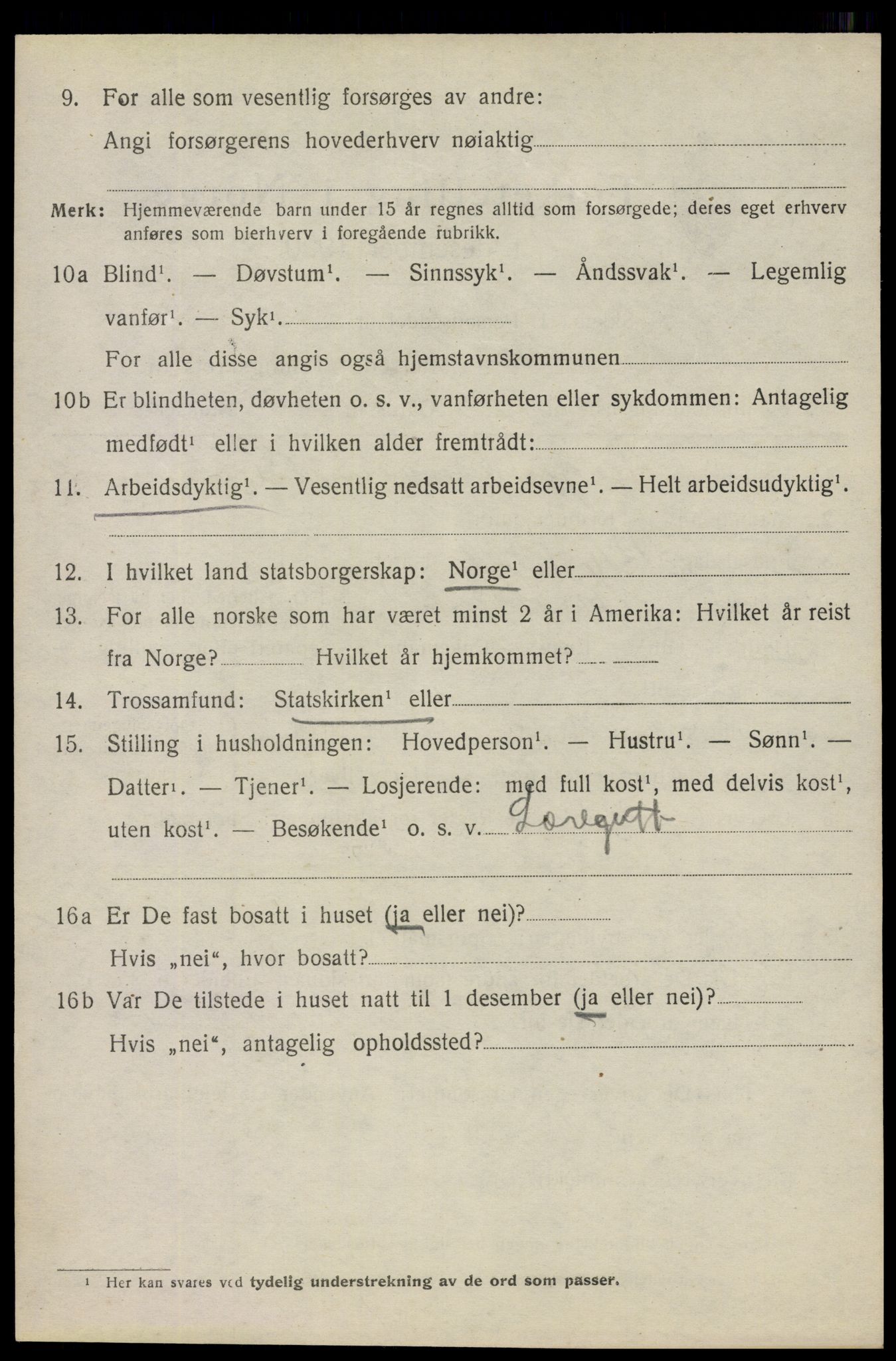 SAO, 1920 census for Askim, 1920, p. 4554