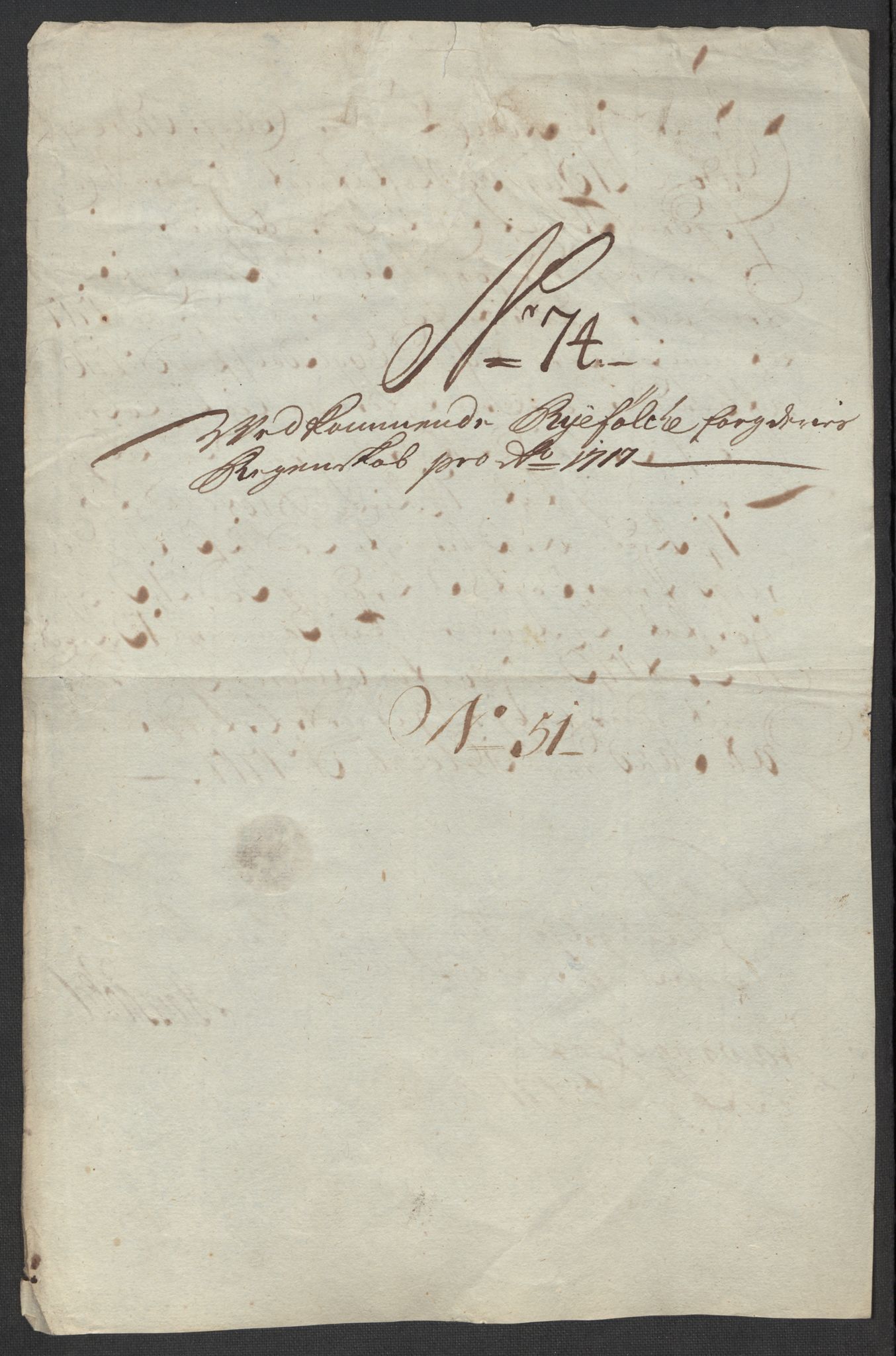 Rentekammeret inntil 1814, Reviderte regnskaper, Fogderegnskap, AV/RA-EA-4092/R47/L2870: Fogderegnskap Ryfylke, 1717, p. 350