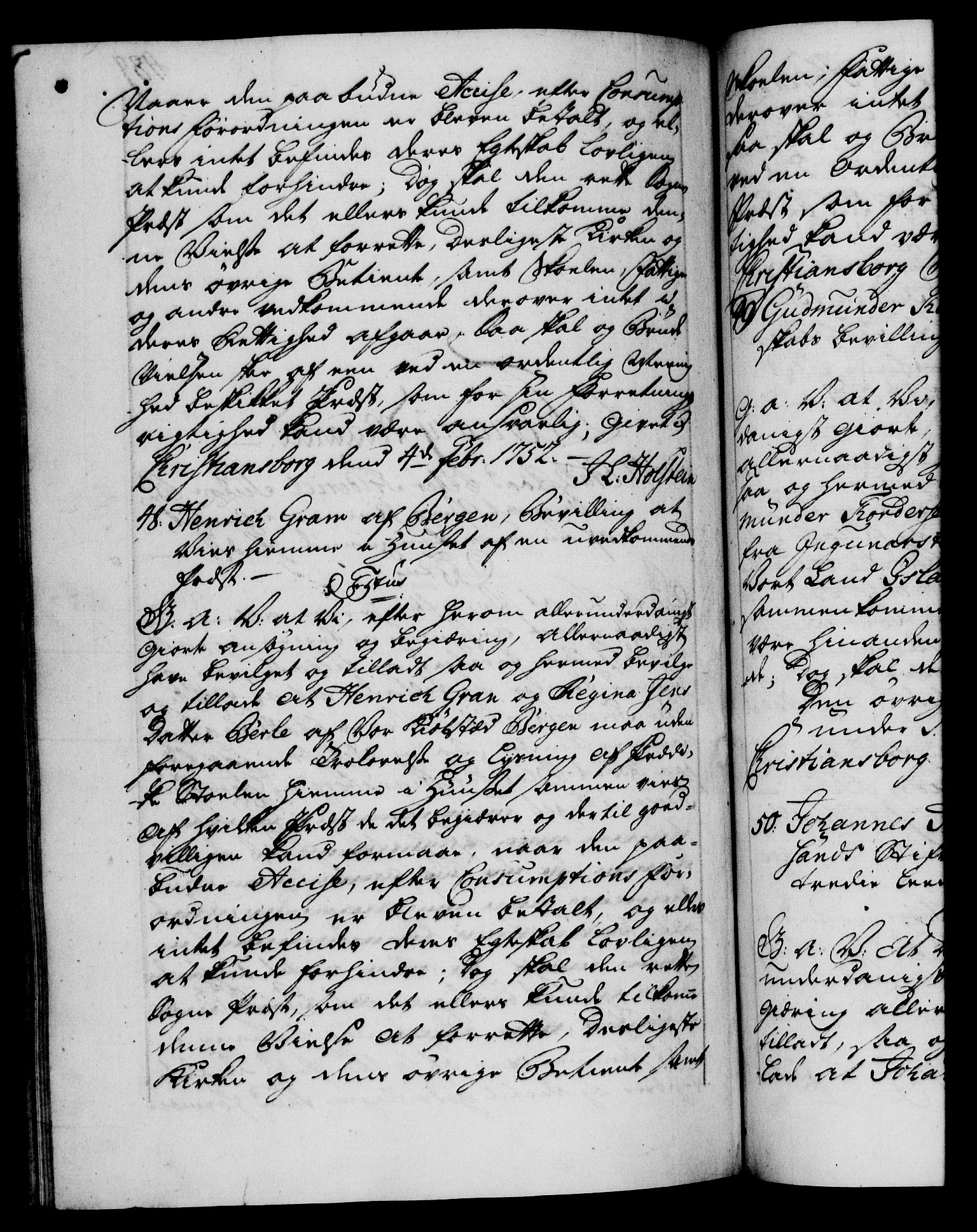 Danske Kanselli 1572-1799, RA/EA-3023/F/Fc/Fca/Fcaa/L0037: Norske registre, 1751-1752, p. 489b