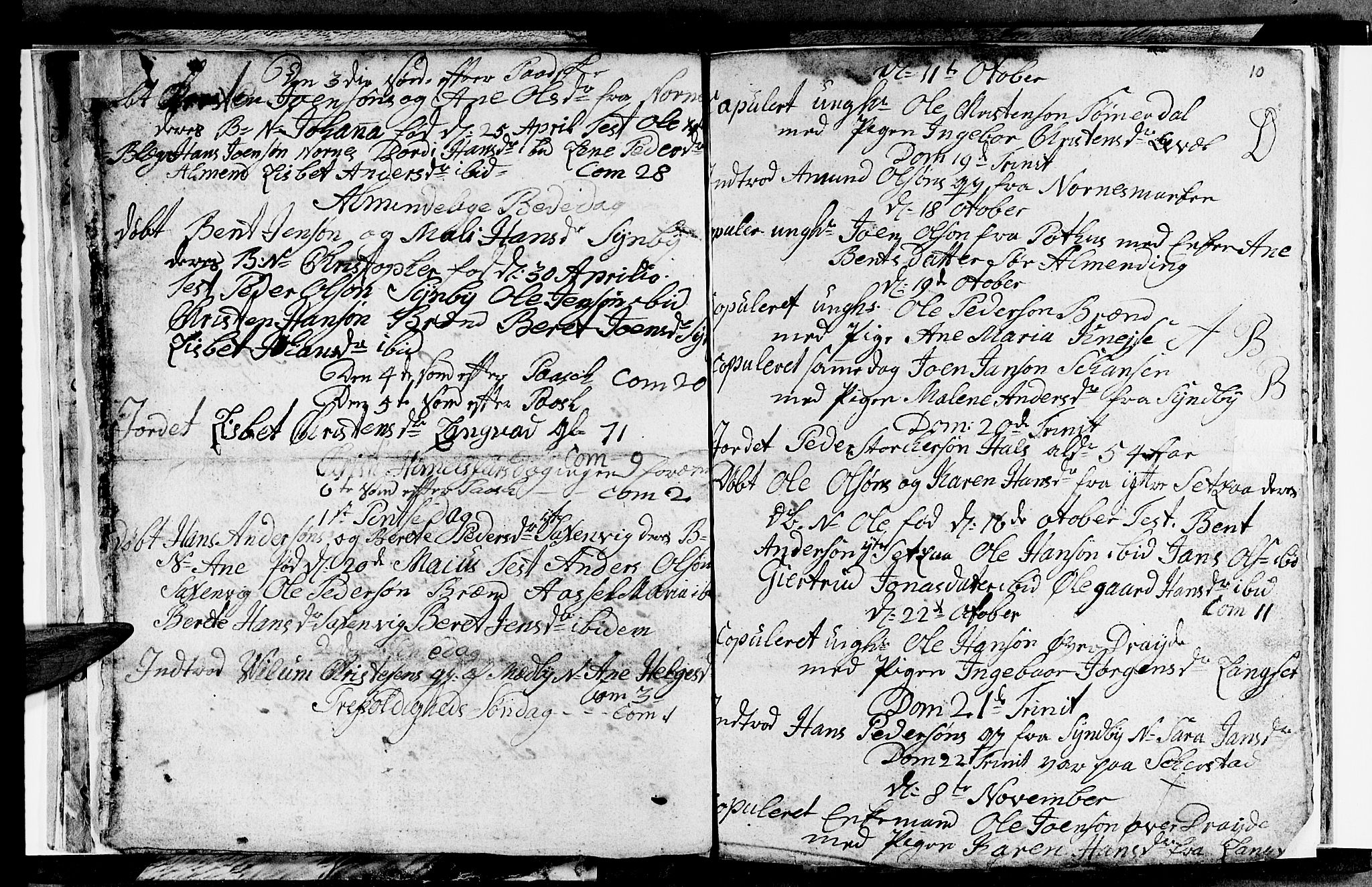 Ministerialprotokoller, klokkerbøker og fødselsregistre - Nordland, AV/SAT-A-1459/847/L0673: Parish register (copy) no. 847C01, 1786-1791, p. 10