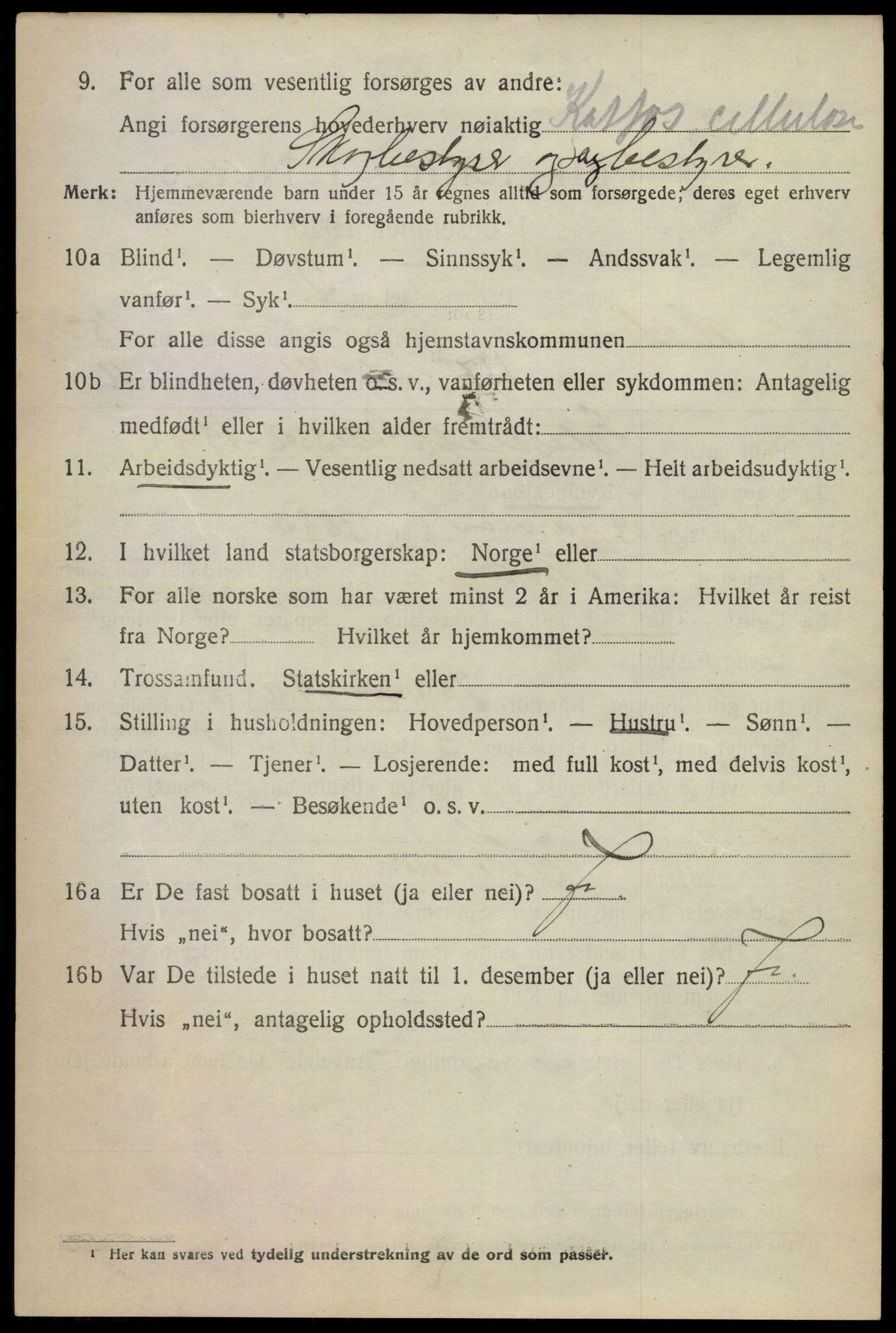 SAKO, 1920 census for Modum, 1920, p. 19406
