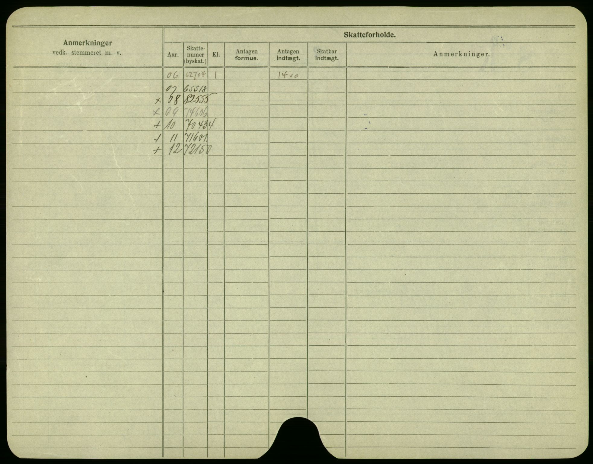 Oslo folkeregister, Registerkort, AV/SAO-A-11715/F/Fa/Fac/L0005: Menn, 1906-1914, p. 21b