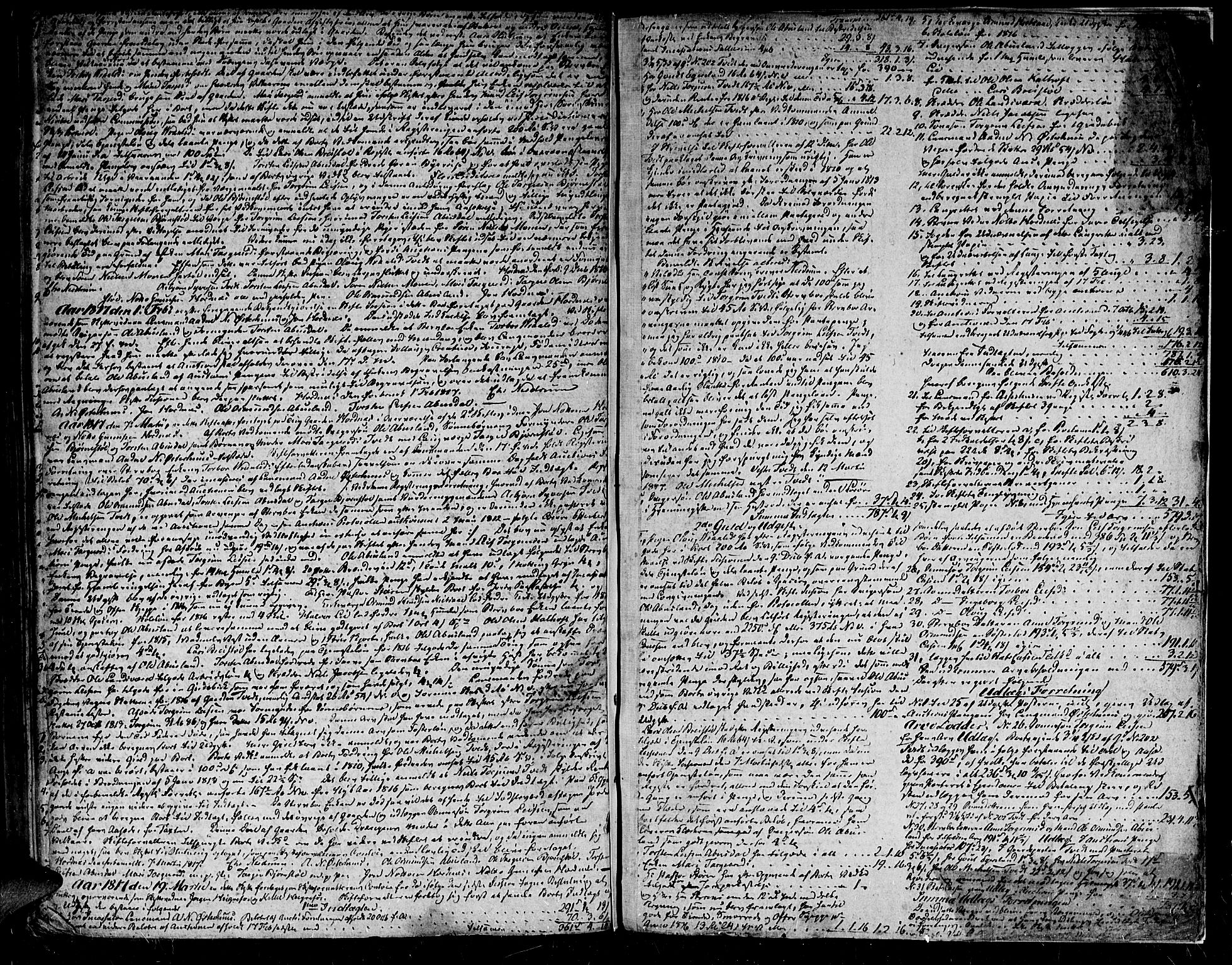 Setesdal sorenskriveri, AV/SAK-1221-0011/H/Hc/L0014: Skifteprotokoll nr 13 med register, 1807-1817, p. 472b-473a