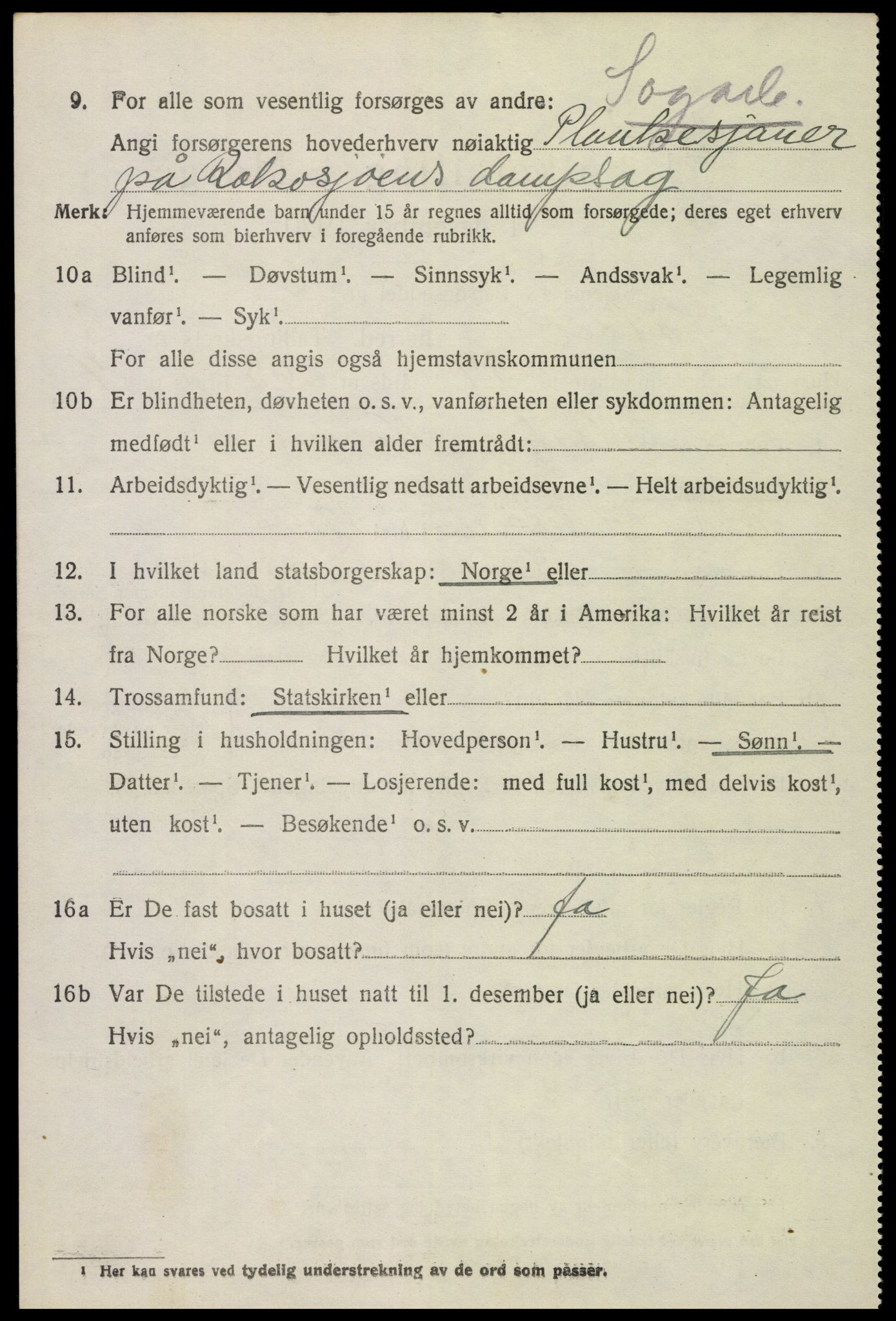 SAH, 1920 census for Løten, 1920, p. 14720