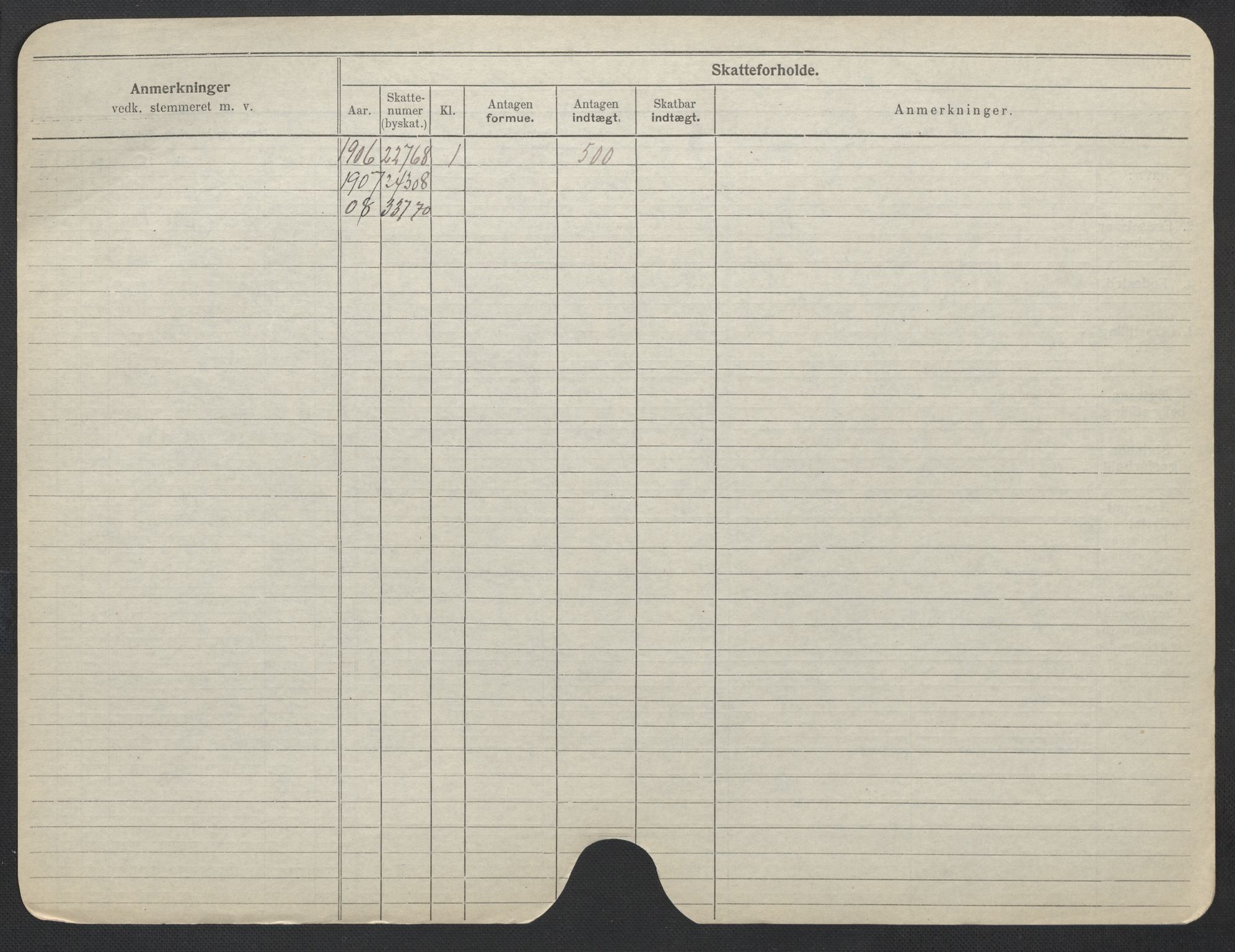 Oslo folkeregister, Registerkort, AV/SAO-A-11715/F/Fa/Fac/L0025: Kvinner, 1906-1914, p. 1072b