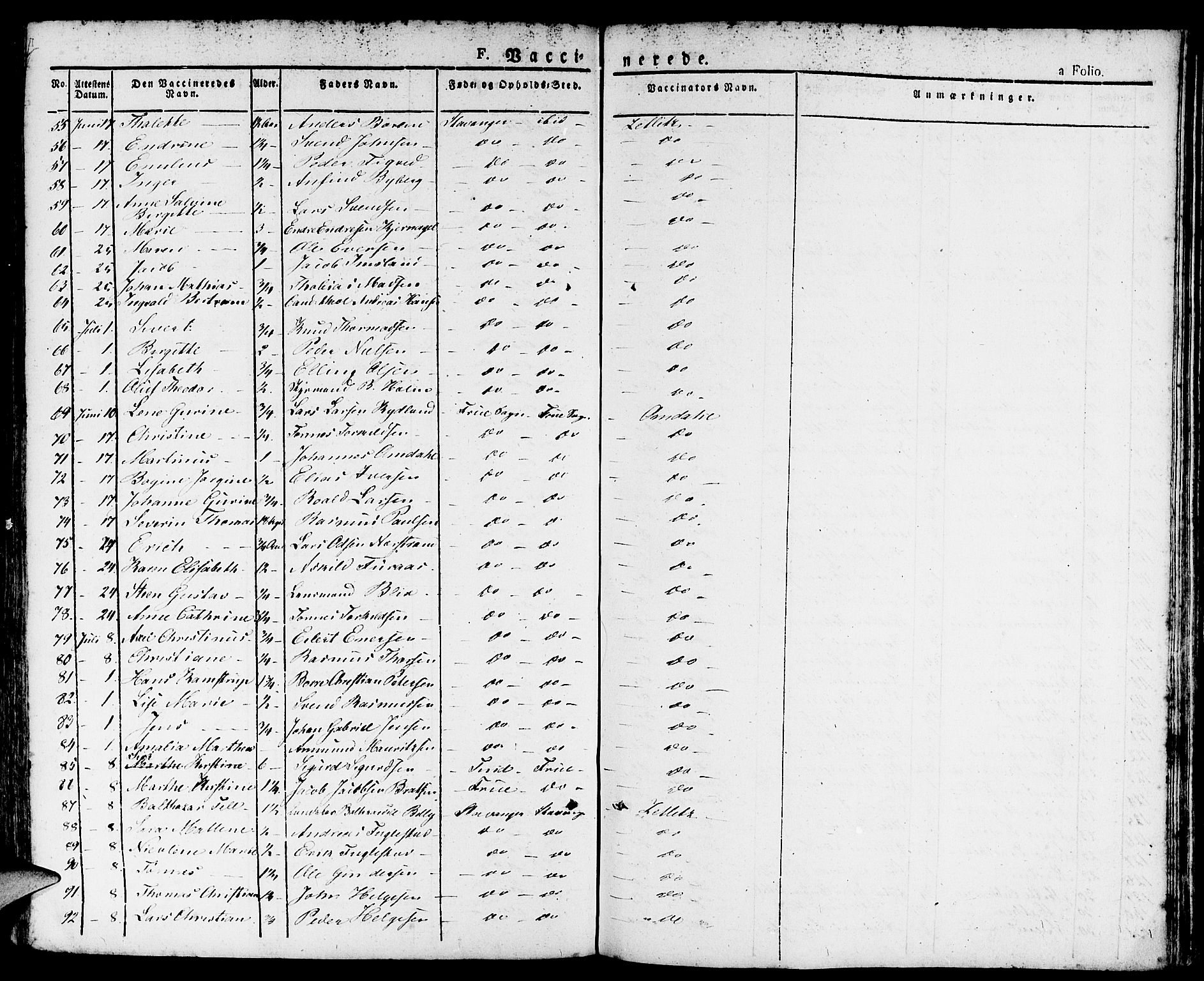 Domkirken sokneprestkontor, AV/SAST-A-101812/001/30/30BA/L0011: Parish register (official) no. A 11, 1832-1856