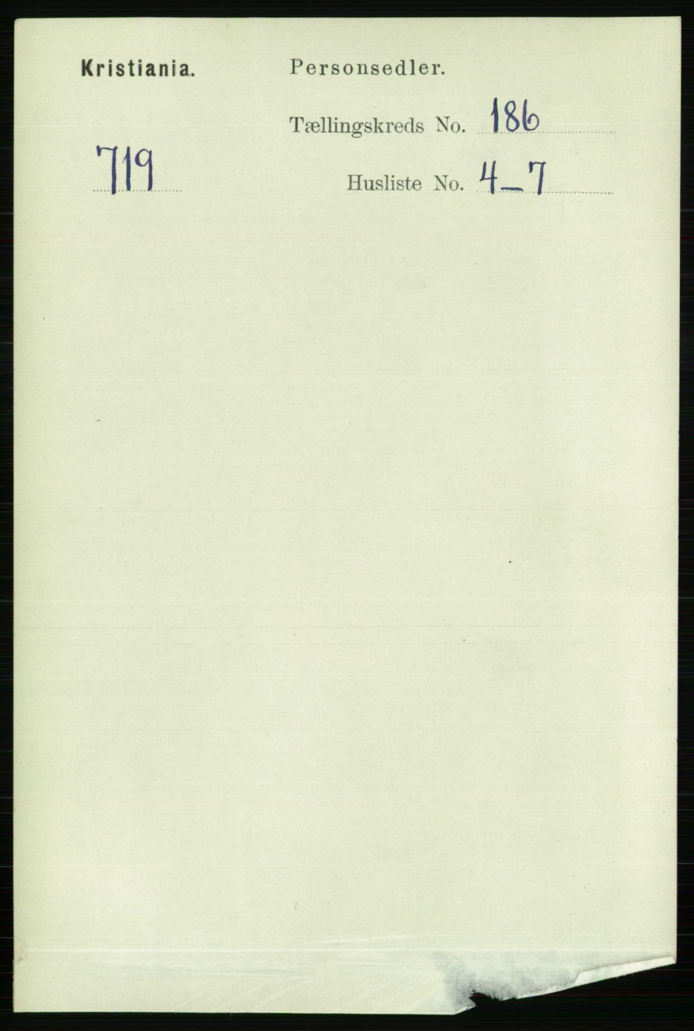RA, 1891 census for 0301 Kristiania, 1891, p. 111537