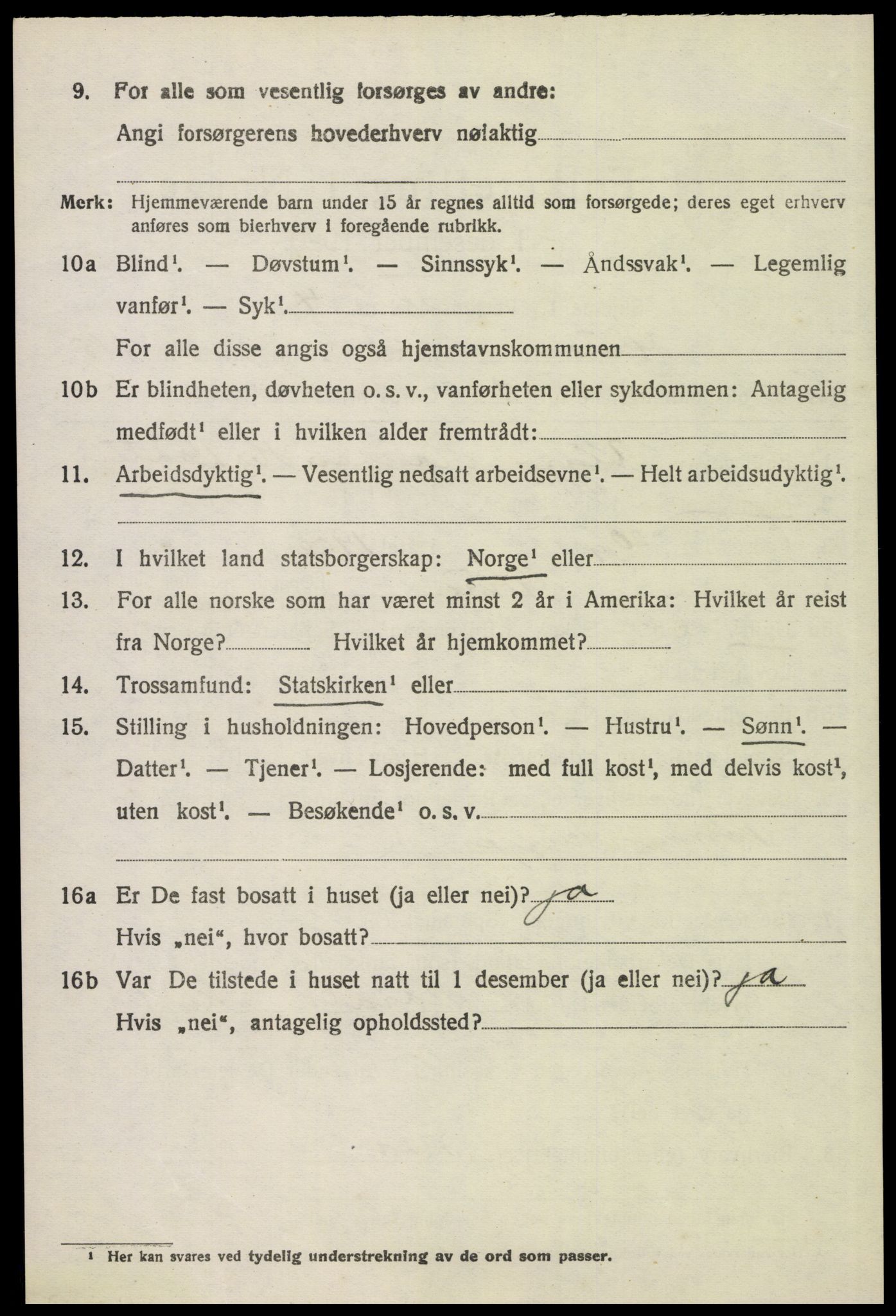 SAH, 1920 census for Grue, 1920, p. 13282