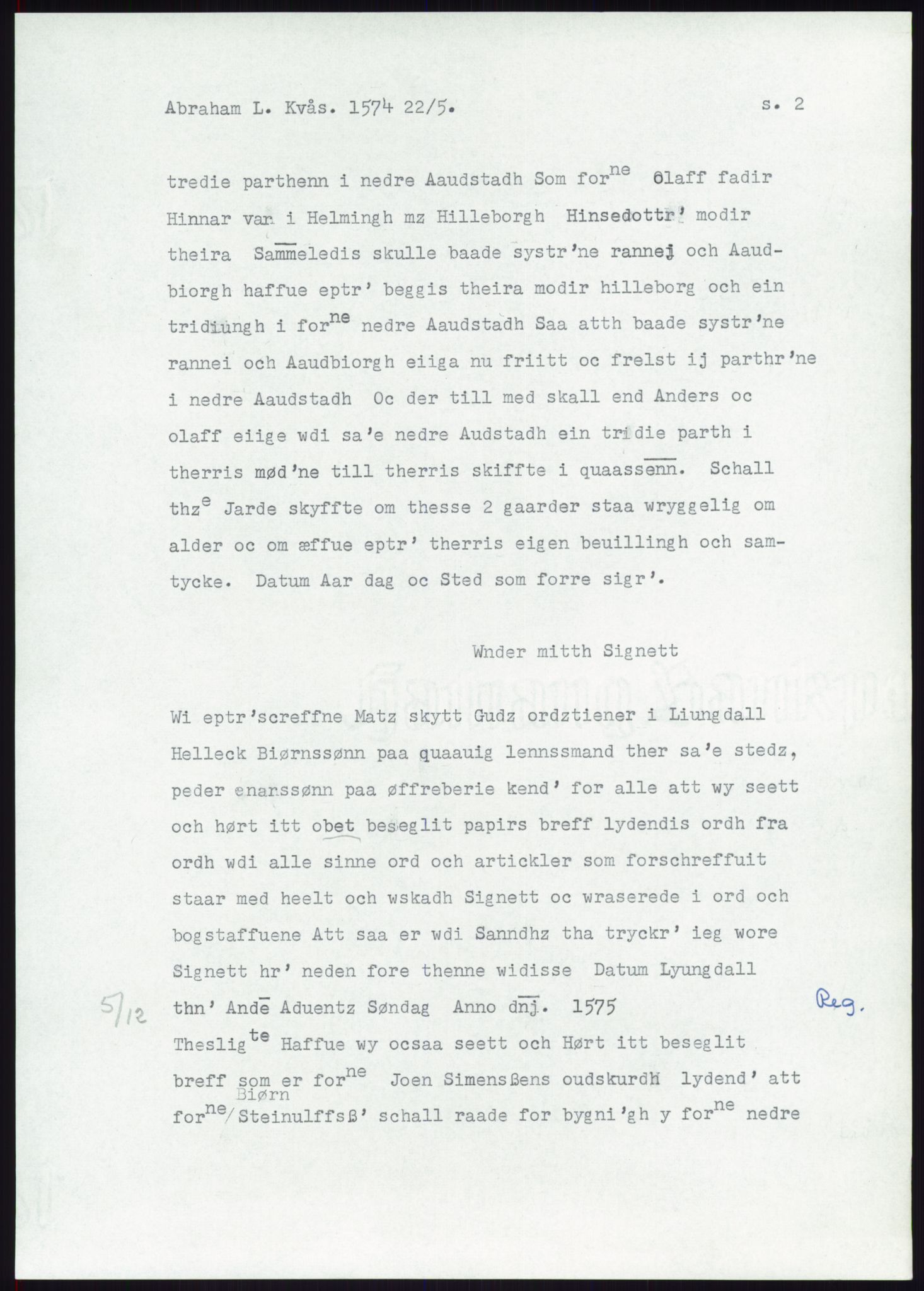 Samlinger til kildeutgivelse, Diplomavskriftsamlingen, RA/EA-4053/H/Ha, p. 1878