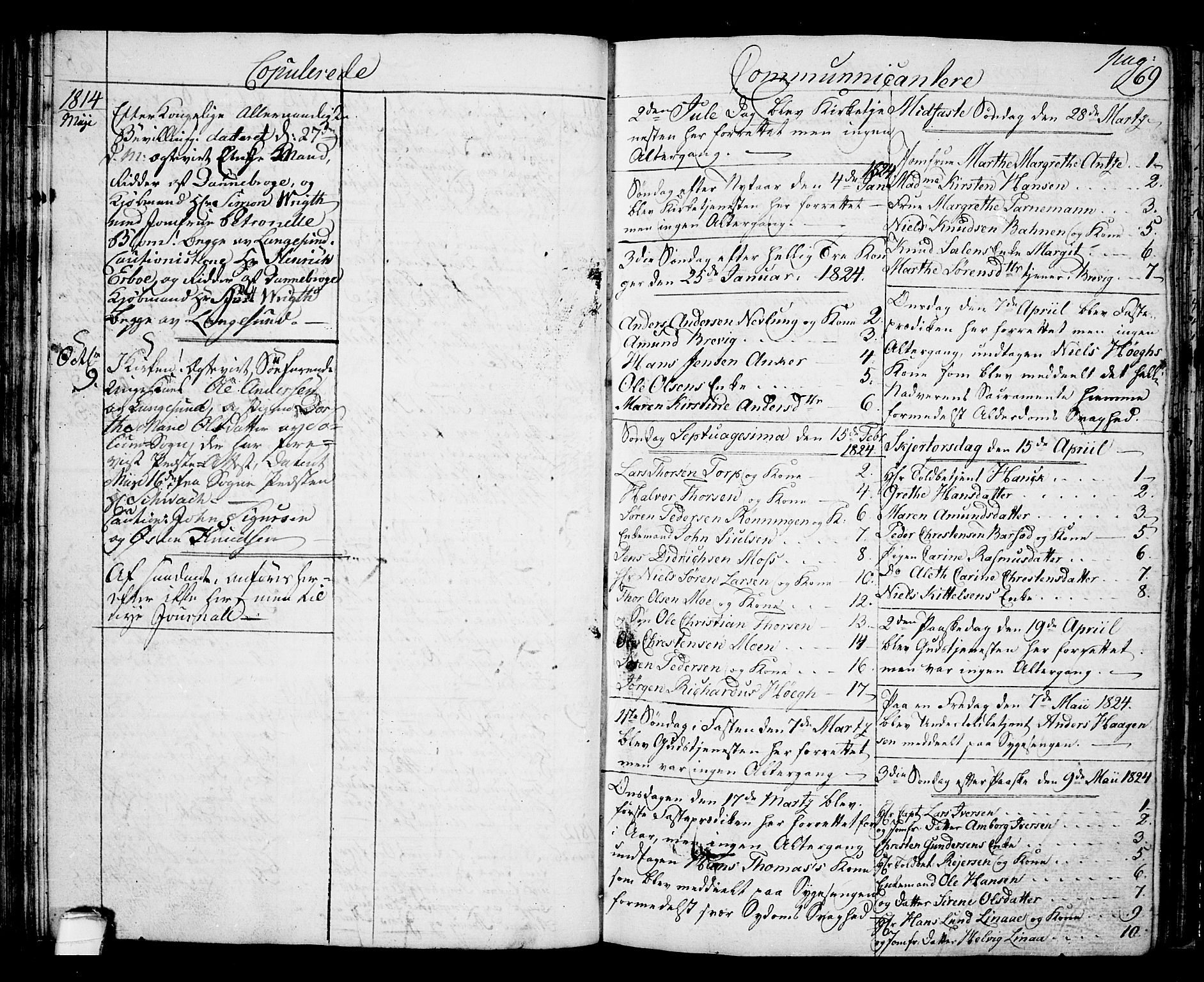 Langesund kirkebøker, AV/SAKO-A-280/G/Ga/L0002: Parish register (copy) no. 2, 1801-1815, p. 69