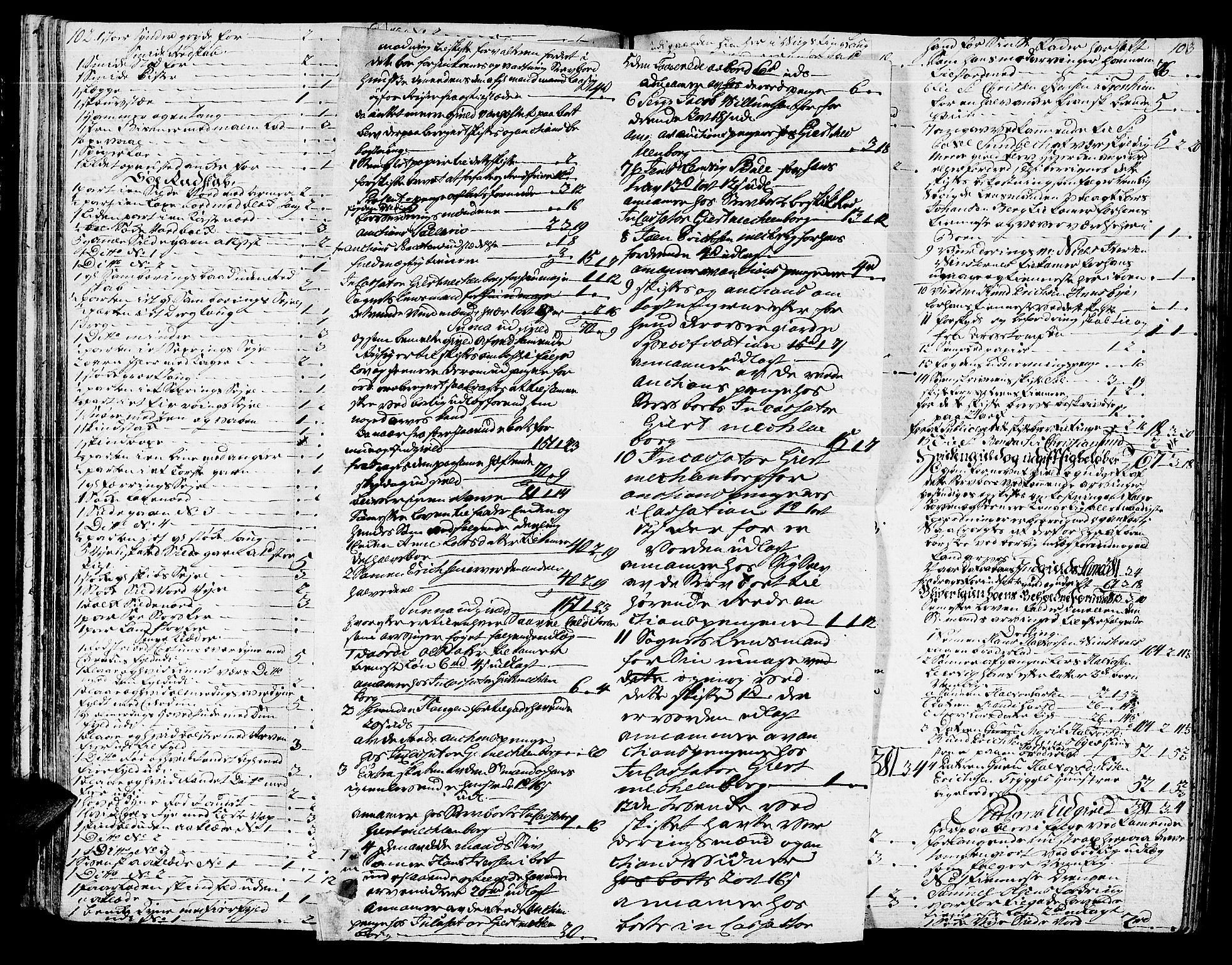 Nordmøre sorenskriveri, AV/SAT-A-4132/1/3/3A/L0014: Skifteprotokoll nr. 11, 1762-1763, p. 102-103