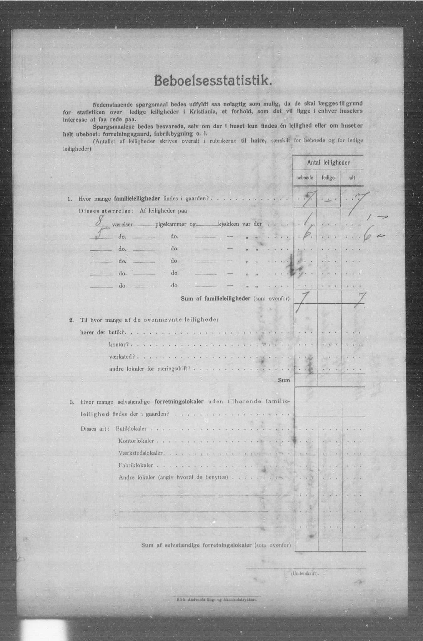 OBA, Municipal Census 1904 for Kristiania, 1904, p. 16025