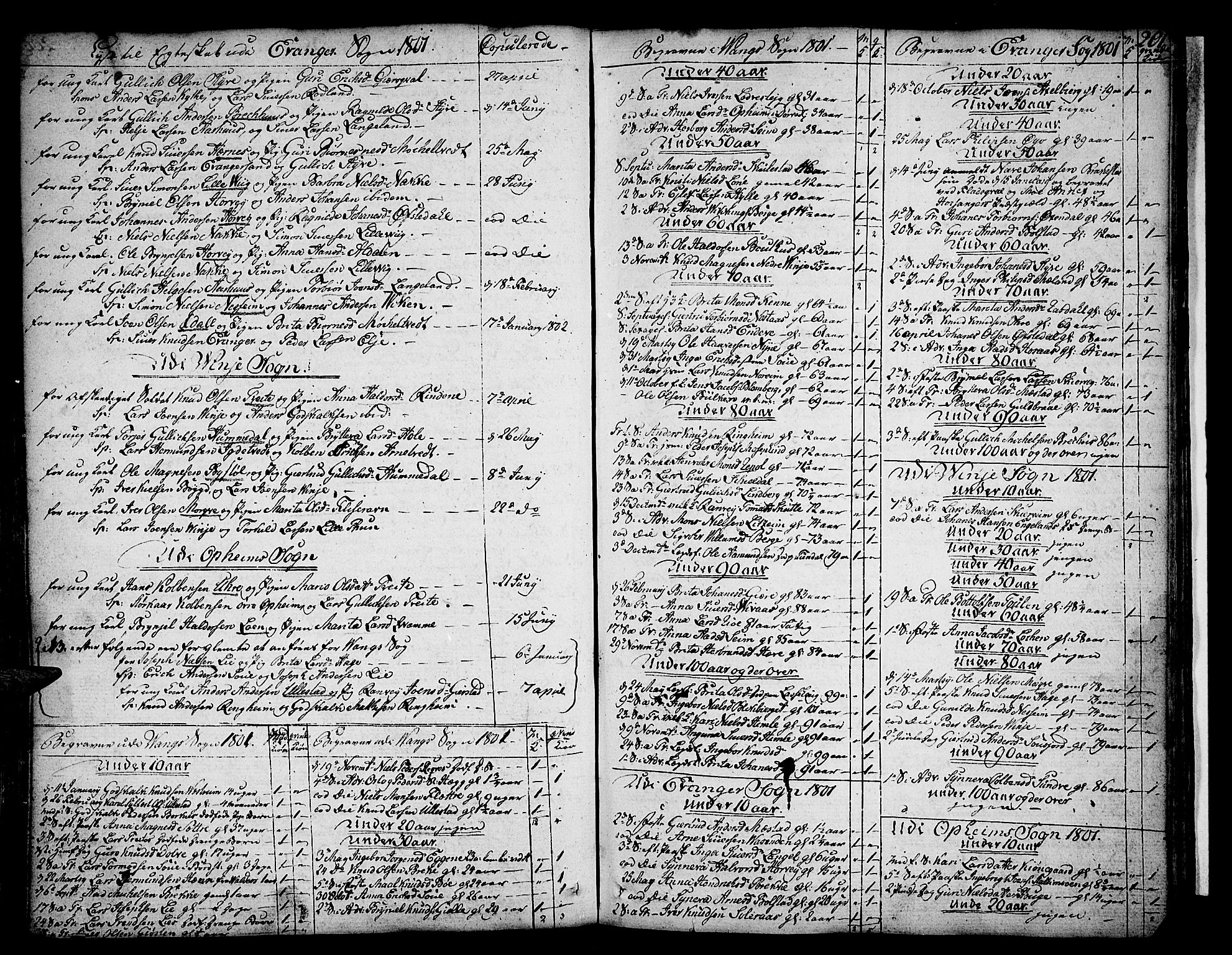 Voss sokneprestembete, SAB/A-79001/H/Haa: Parish register (official) no. A 9, 1780-1810, p. 201