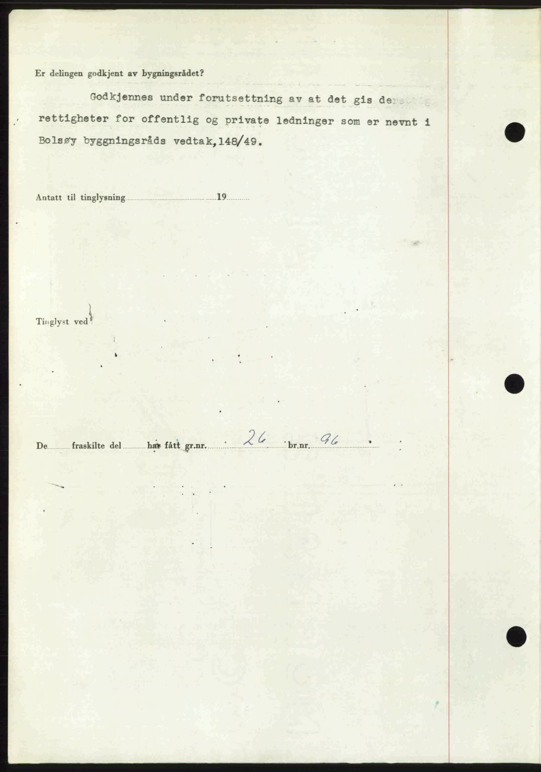 Romsdal sorenskriveri, AV/SAT-A-4149/1/2/2C: Mortgage book no. A32, 1950-1950, Diary no: : 754/1950