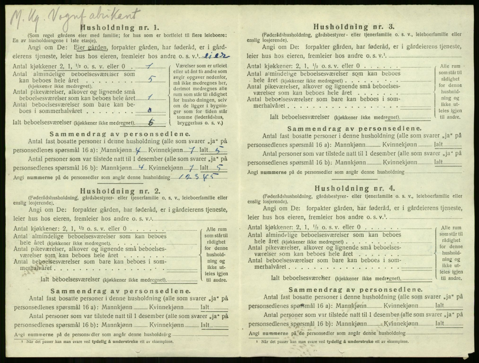 SAKO, 1920 census for Stokke, 1920, p. 2035