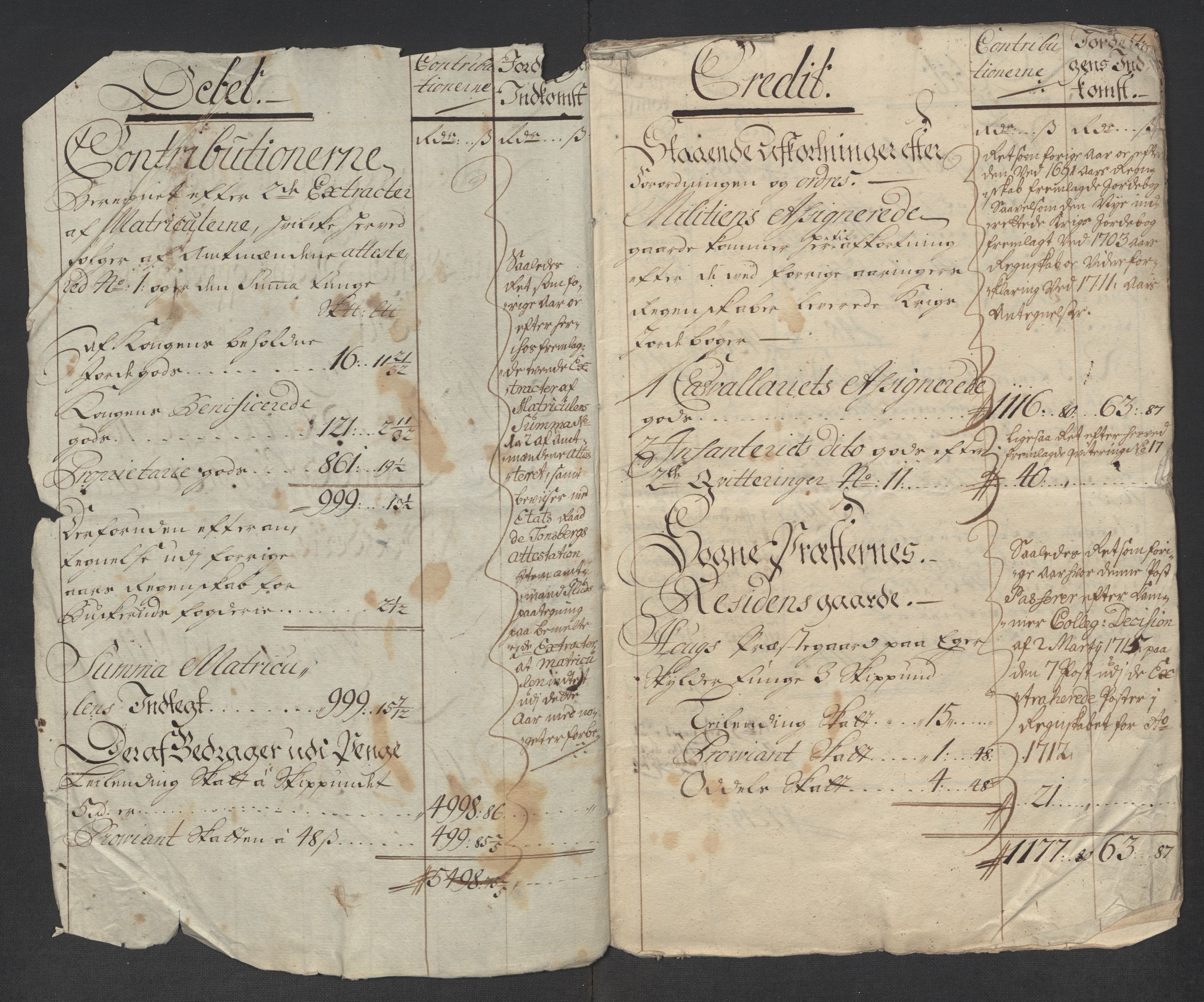 Rentekammeret inntil 1814, Reviderte regnskaper, Fogderegnskap, AV/RA-EA-4092/R31/L1710: Fogderegnskap Hurum, Røyken, Eiker, Lier og Buskerud, 1715-1716, p. 4