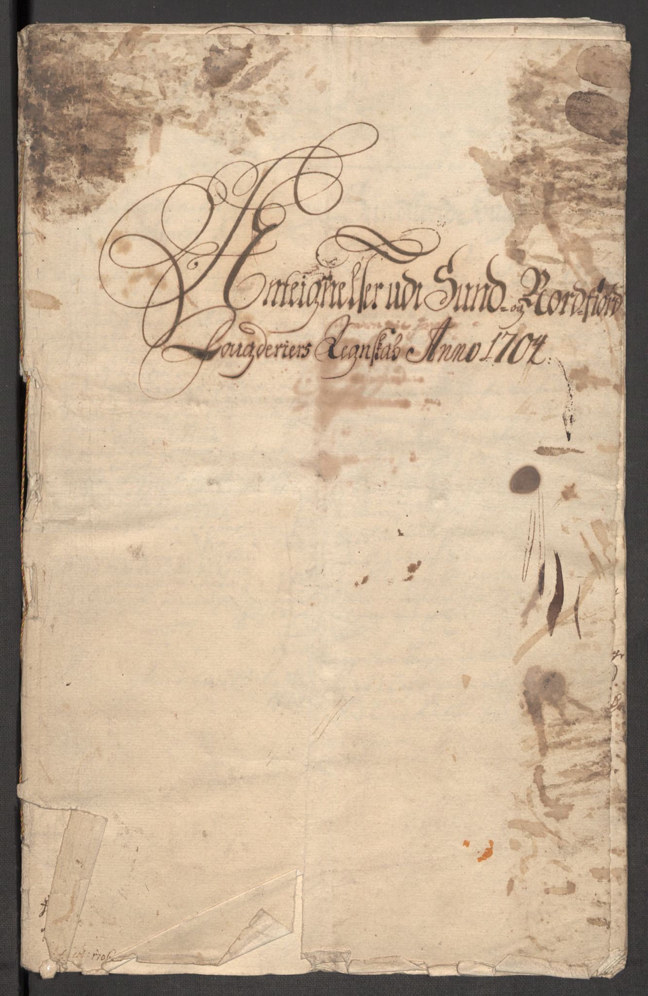 Rentekammeret inntil 1814, Reviderte regnskaper, Fogderegnskap, AV/RA-EA-4092/R53/L3428: Fogderegnskap Sunn- og Nordfjord, 1704, p. 297