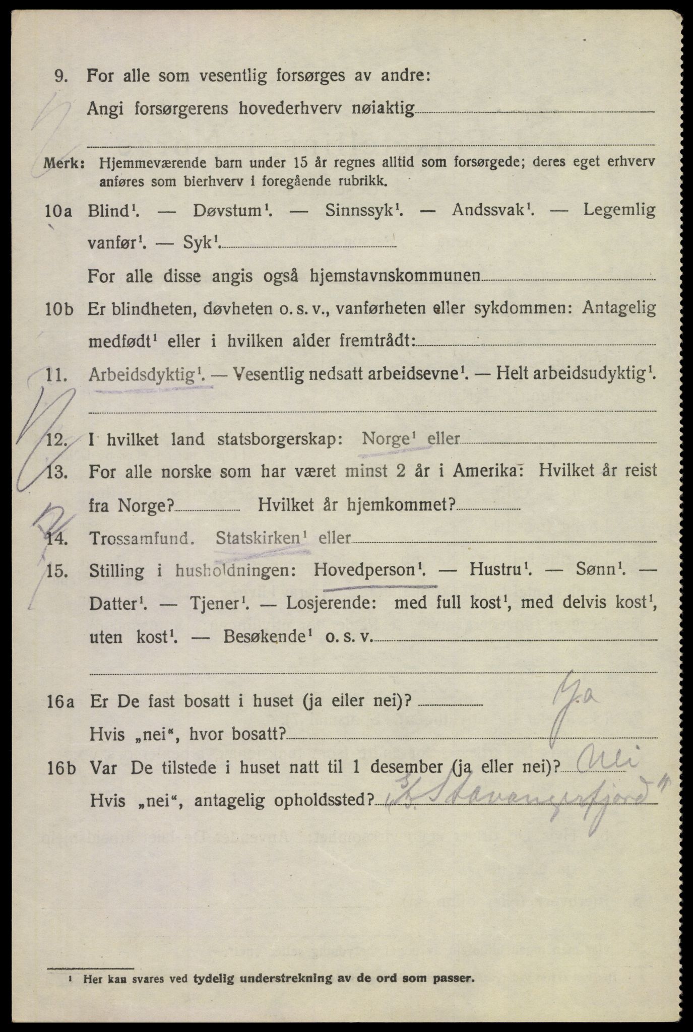 SAKO, 1920 census for Borre, 1920, p. 4989