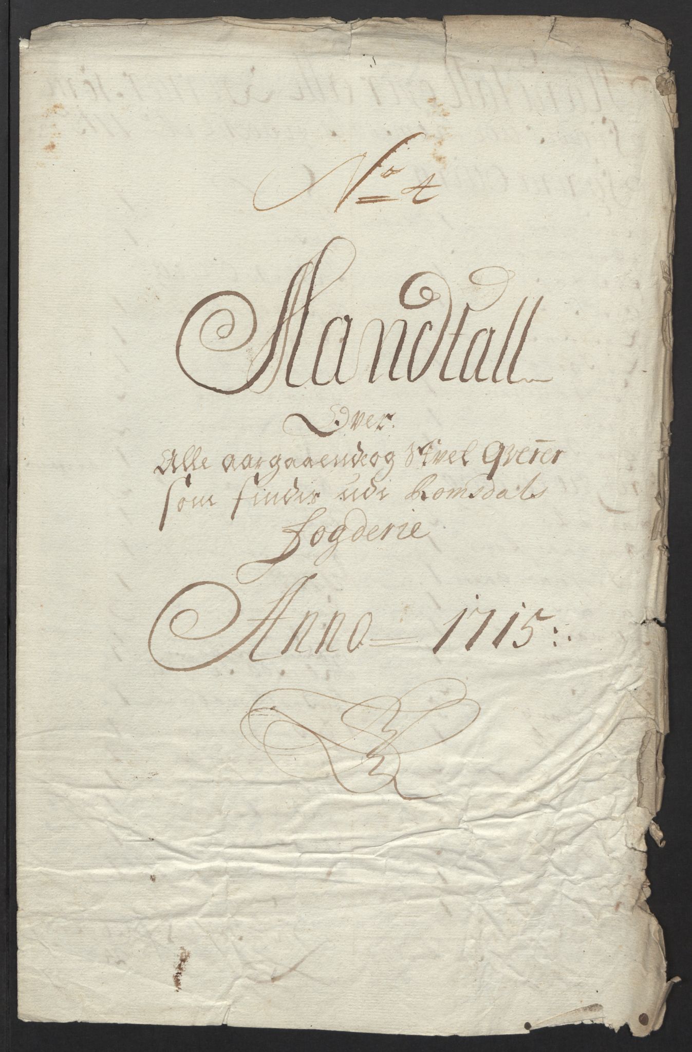 Rentekammeret inntil 1814, Reviderte regnskaper, Fogderegnskap, RA/EA-4092/R55/L3663: Fogderegnskap Romsdal, 1715-1716, p. 98