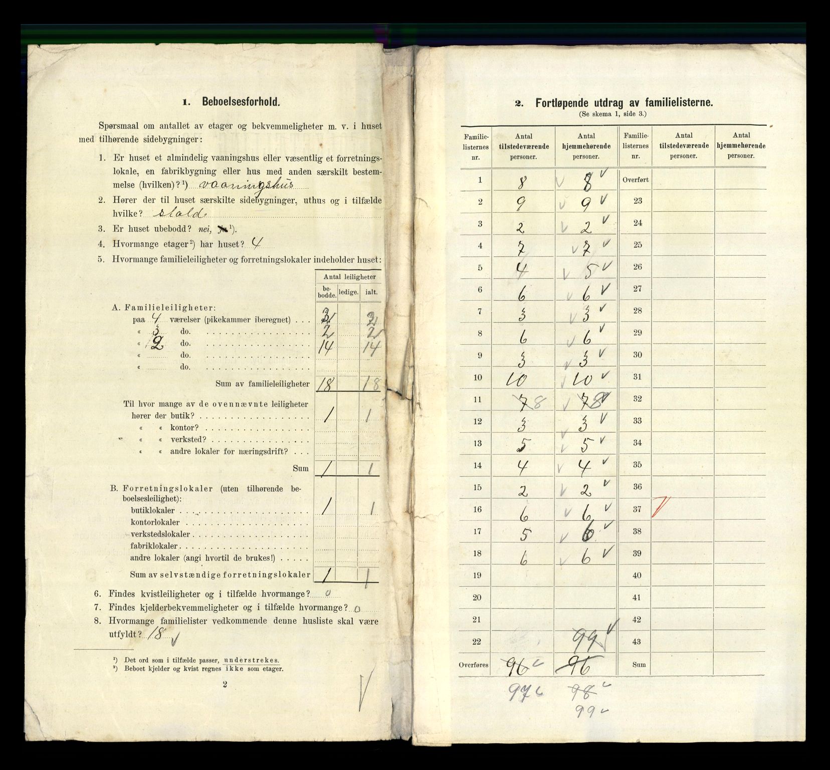 RA, 1910 census for Kristiania, 1910, p. 16052