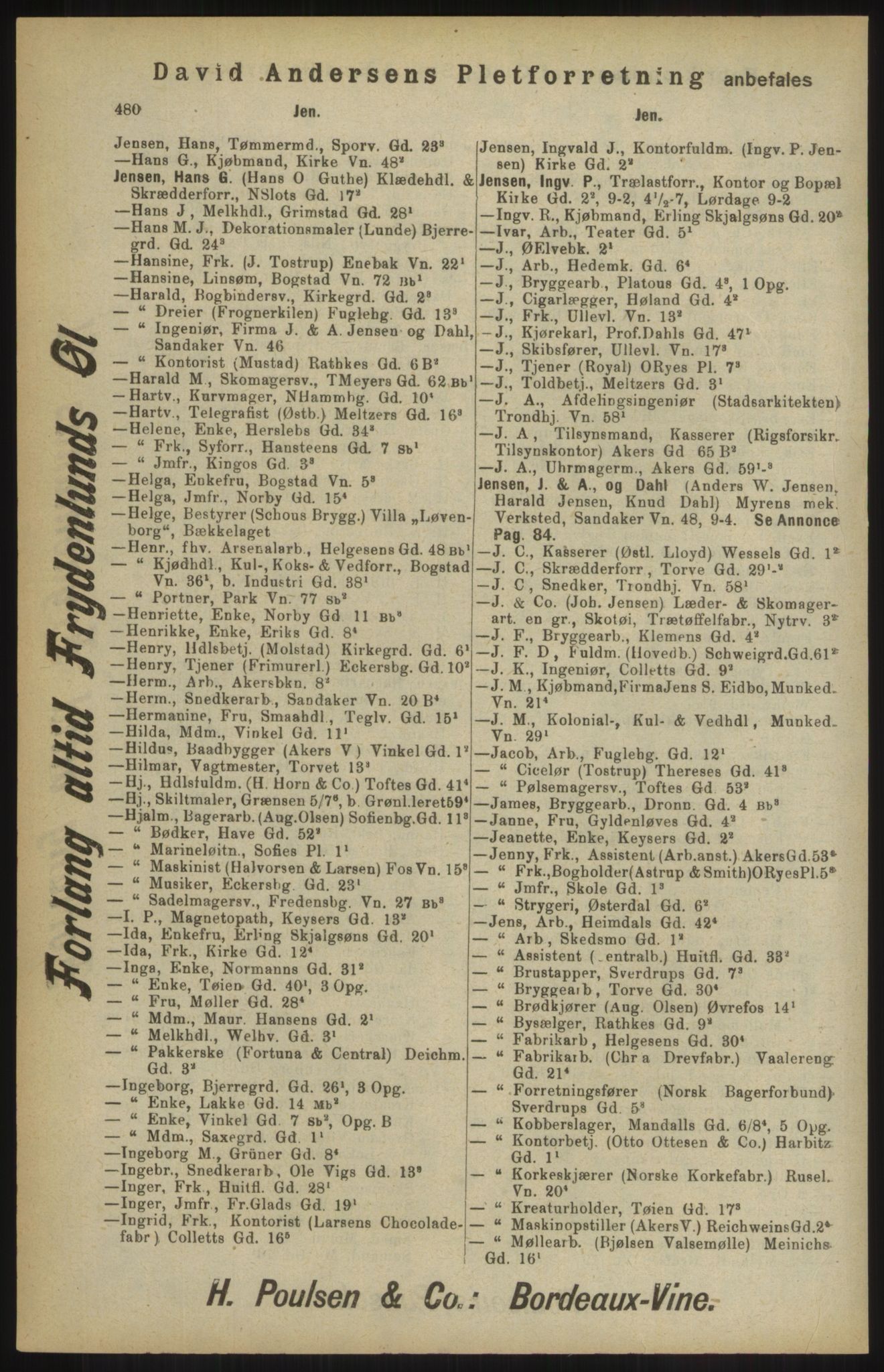 Kristiania/Oslo adressebok, PUBL/-, 1904, p. 480