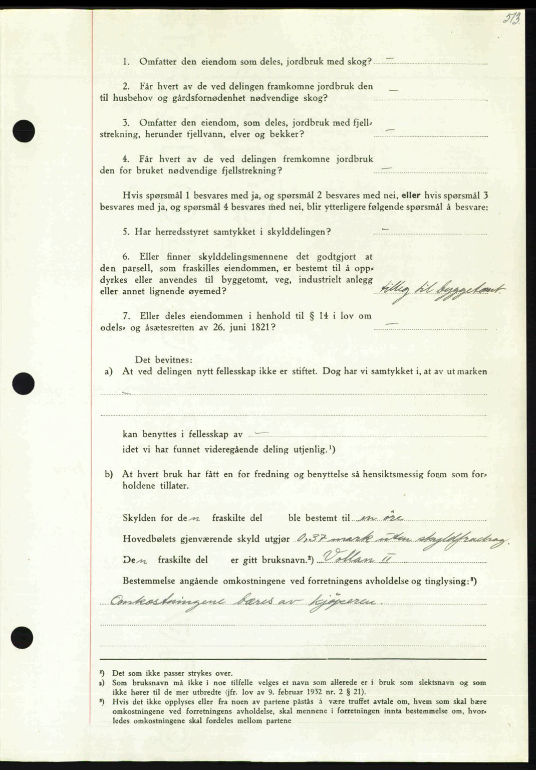 Nordmøre sorenskriveri, AV/SAT-A-4132/1/2/2Ca: Mortgage book no. A109, 1948-1948, Diary no: : 2814/1948