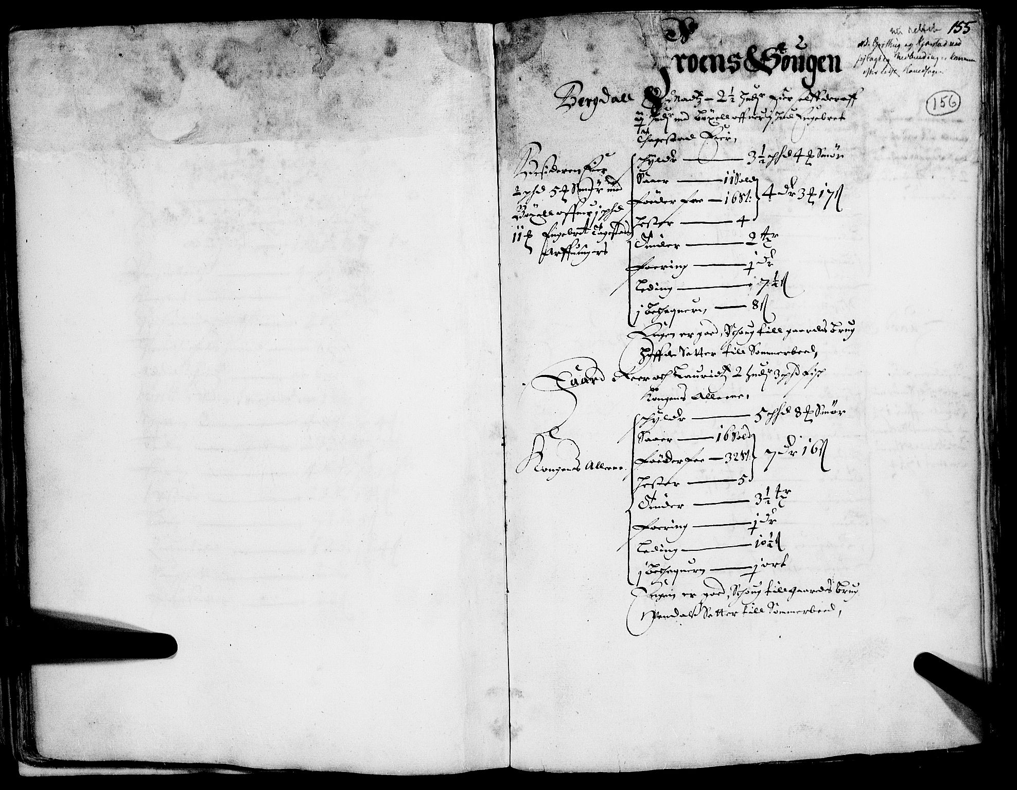 Rentekammeret inntil 1814, Realistisk ordnet avdeling, RA/EA-4070/N/Nb/Nba/L0014: Gudbrandsdalen fogderi, 1. del, 1668, p. 155b-156a