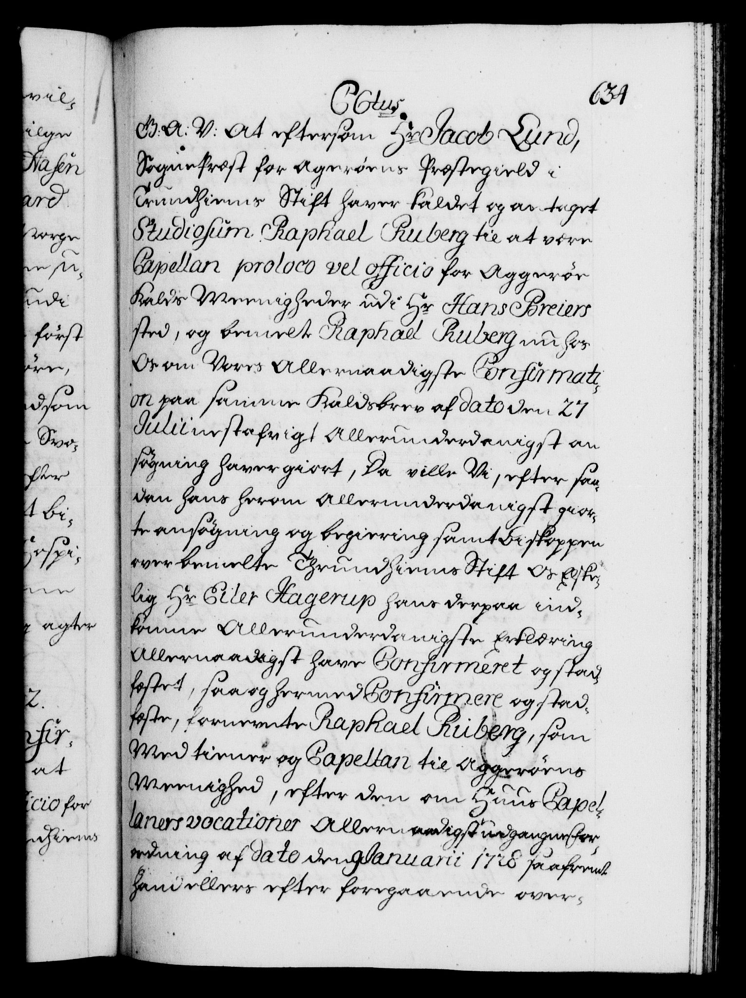 Danske Kanselli 1572-1799, RA/EA-3023/F/Fc/Fca/Fcaa/L0027: Norske registre, 1730-1732, p. 634a