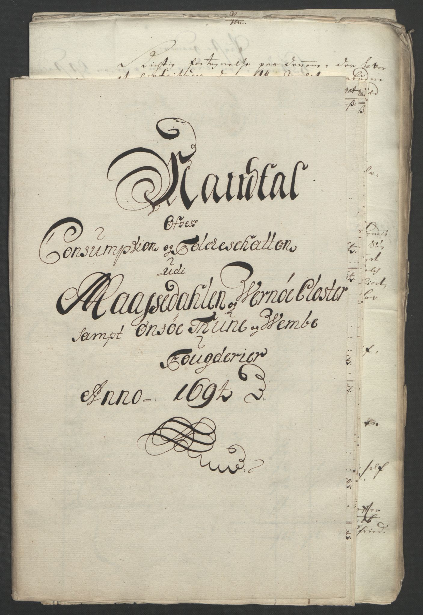 Rentekammeret inntil 1814, Reviderte regnskaper, Fogderegnskap, RA/EA-4092/R03/L0121: Fogderegnskap Onsøy, Tune, Veme og Åbygge fogderi, 1694, p. 244