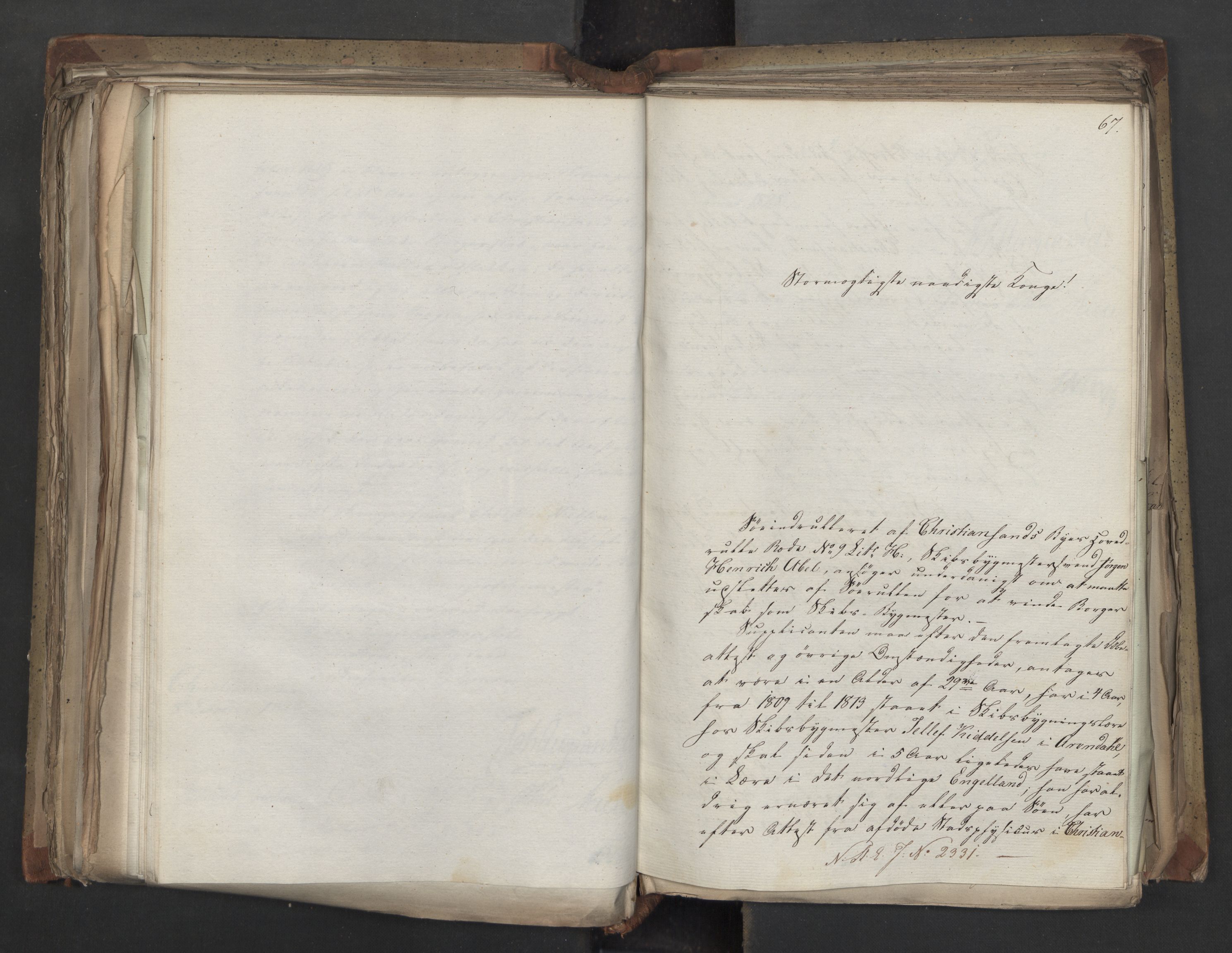Statsrådsavdelingen i Stockholm, AV/RA-S-1003/D/Da/L0041: Regjeringsinnstillinger nr. 2204-2466, 1825, p. 370