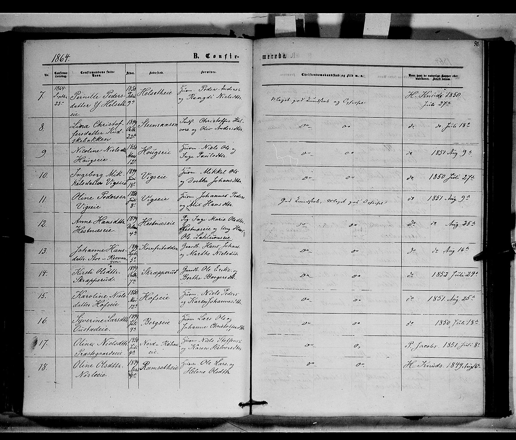 Stange prestekontor, AV/SAH-PREST-002/K/L0014: Parish register (official) no. 14, 1862-1879, p. 90