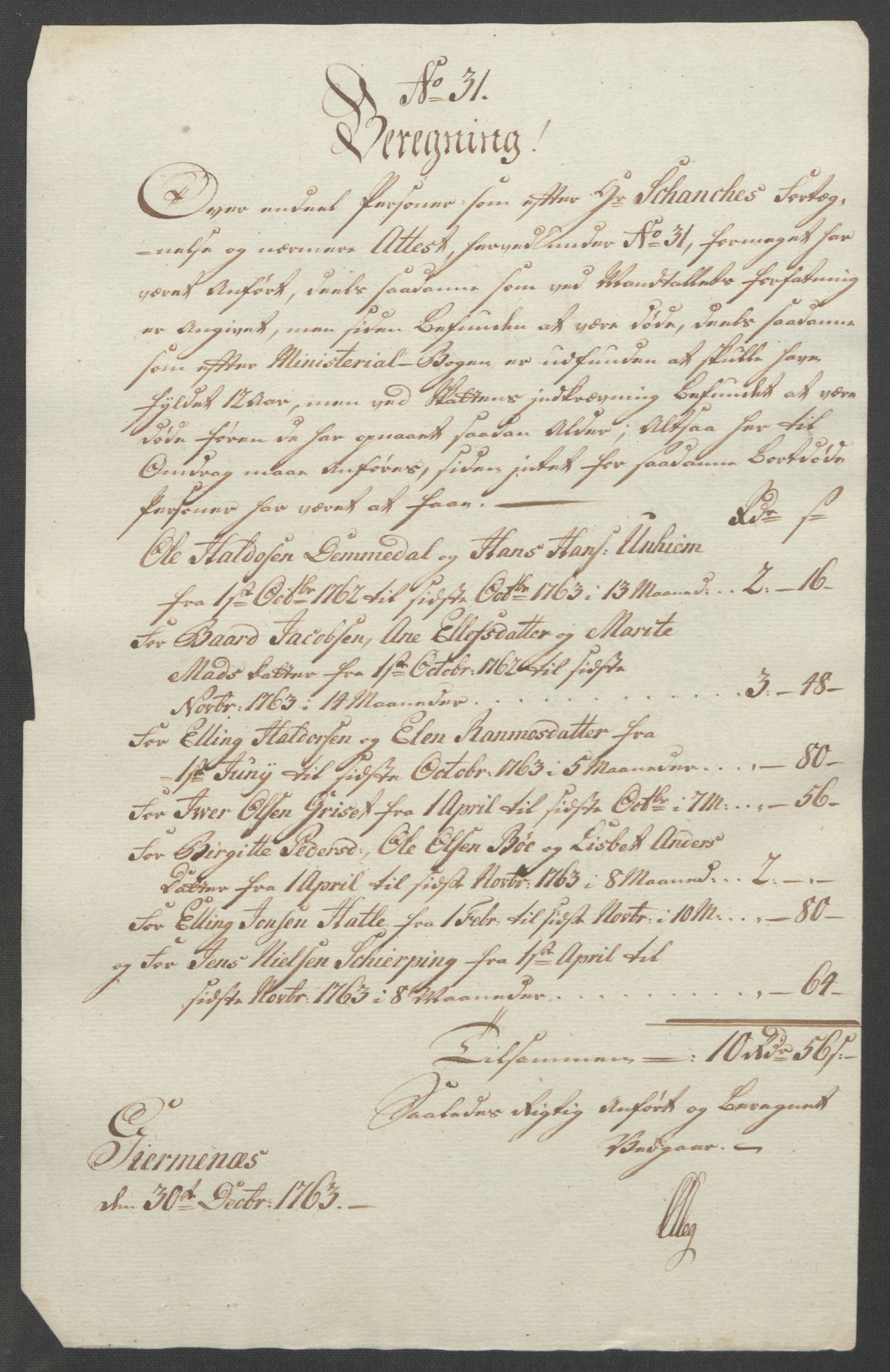 Rentekammeret inntil 1814, Reviderte regnskaper, Fogderegnskap, AV/RA-EA-4092/R55/L3730: Ekstraskatten Romsdal, 1762-1763, p. 530