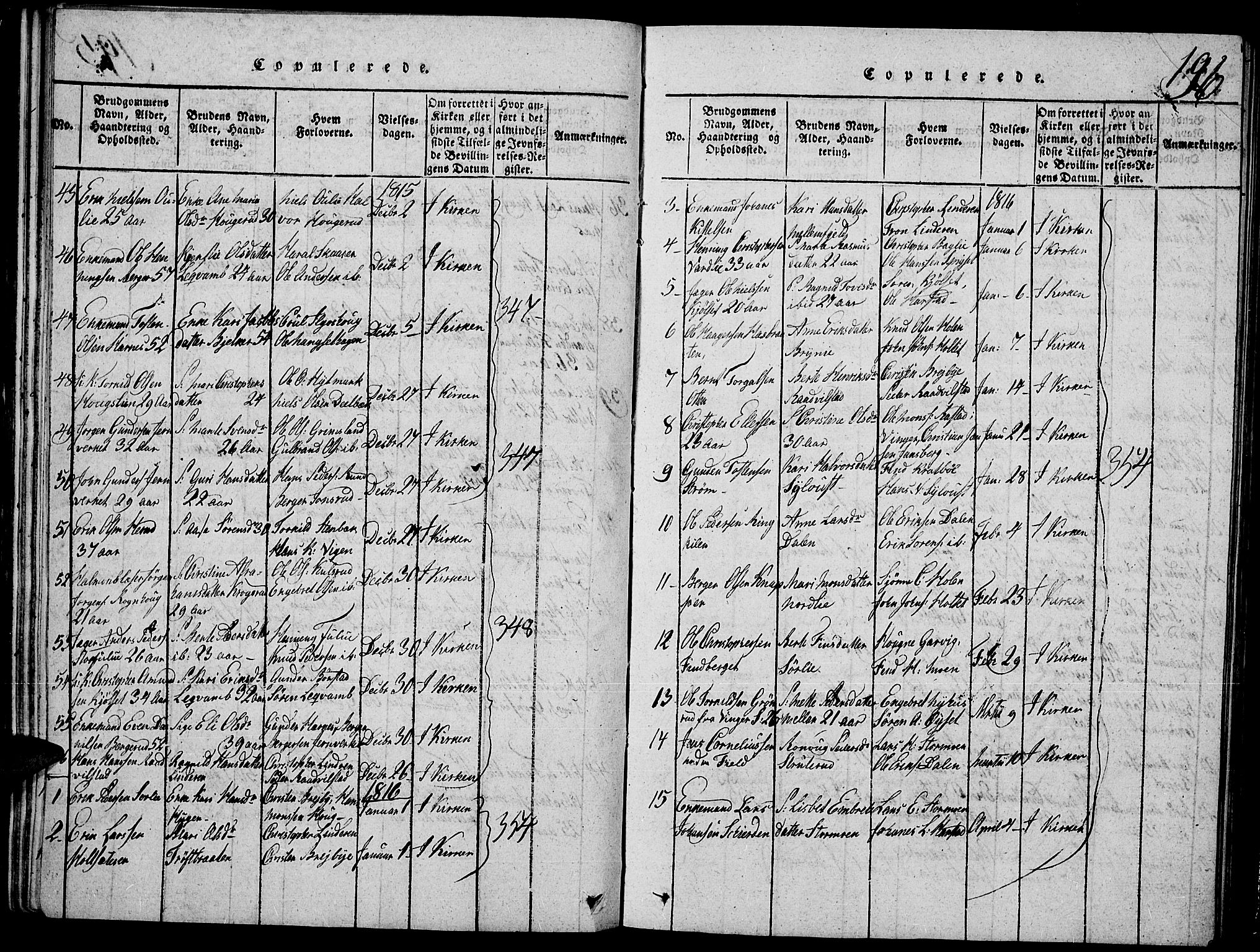 Strøm-Odalen prestekontor, AV/SAH-PREST-028/H/Ha/Hab/L0001: Parish register (copy) no. 1, 1813-1825, p. 196