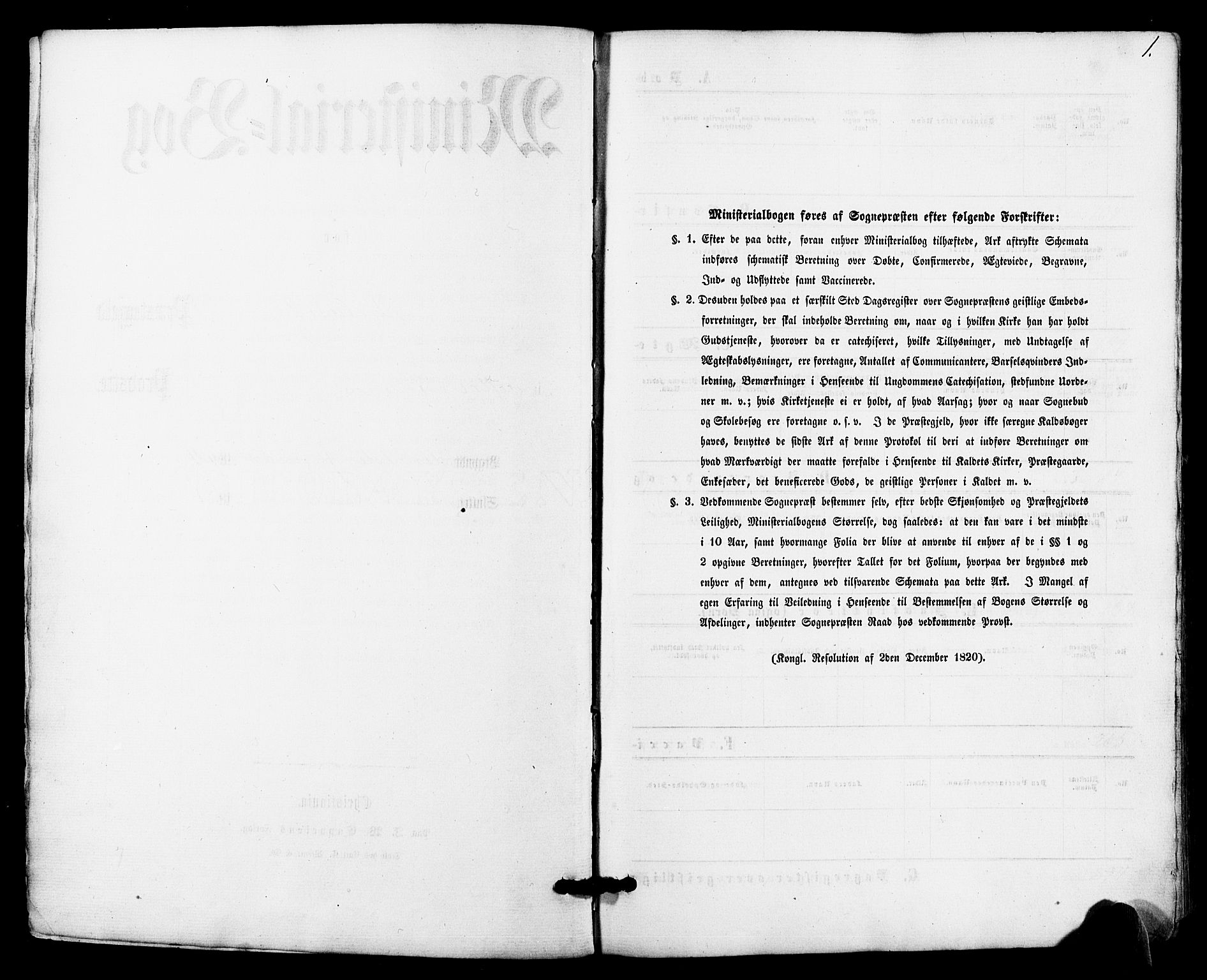 Froland sokneprestkontor, SAK/1111-0013/F/Fa/L0003: Parish register (official) no. A 3, 1864-1881, p. 1