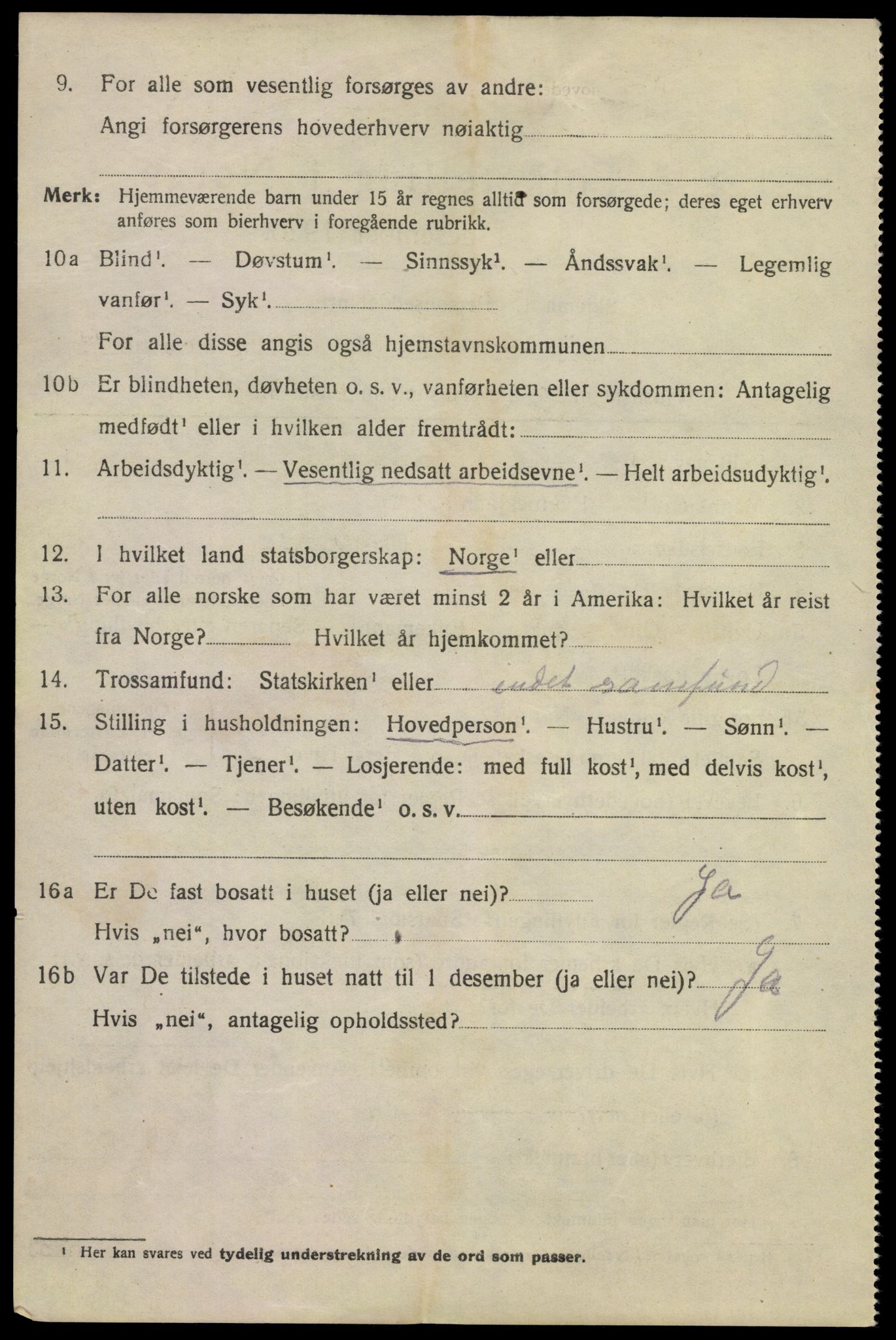 SAKO, 1920 census for Kragerø, 1920, p. 8226