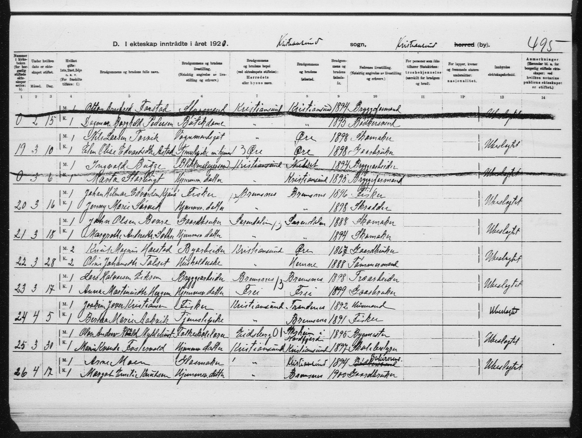 Ministerialprotokoller, klokkerbøker og fødselsregistre - Møre og Romsdal, AV/SAT-A-1454/572/L0862: Parish register (official) no. 572D06, 1917-1935