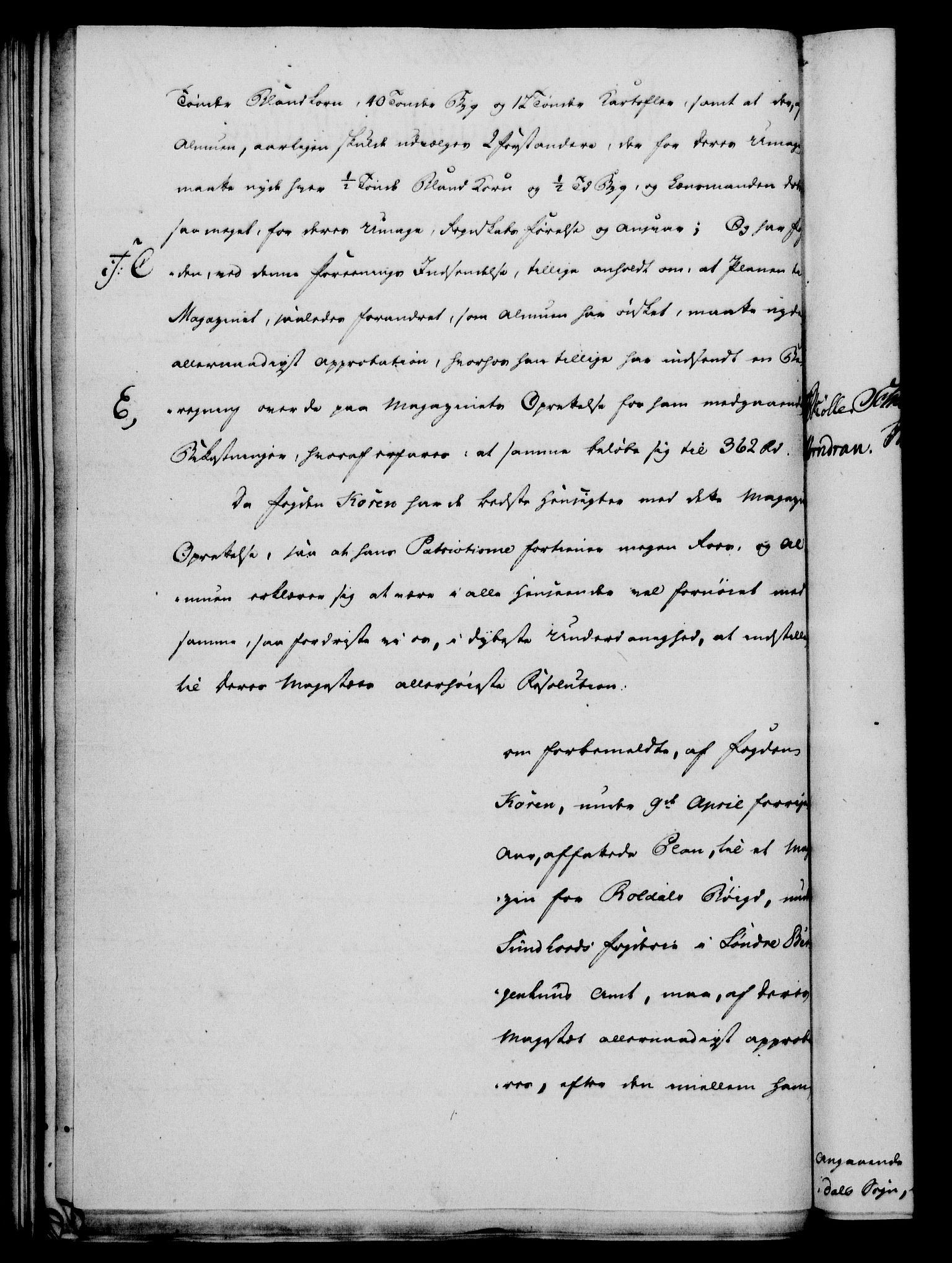 Rentekammeret, Kammerkanselliet, RA/EA-3111/G/Gf/Gfa/L0076: Norsk relasjons- og resolusjonsprotokoll (merket RK 52.76), 1794, p. 335