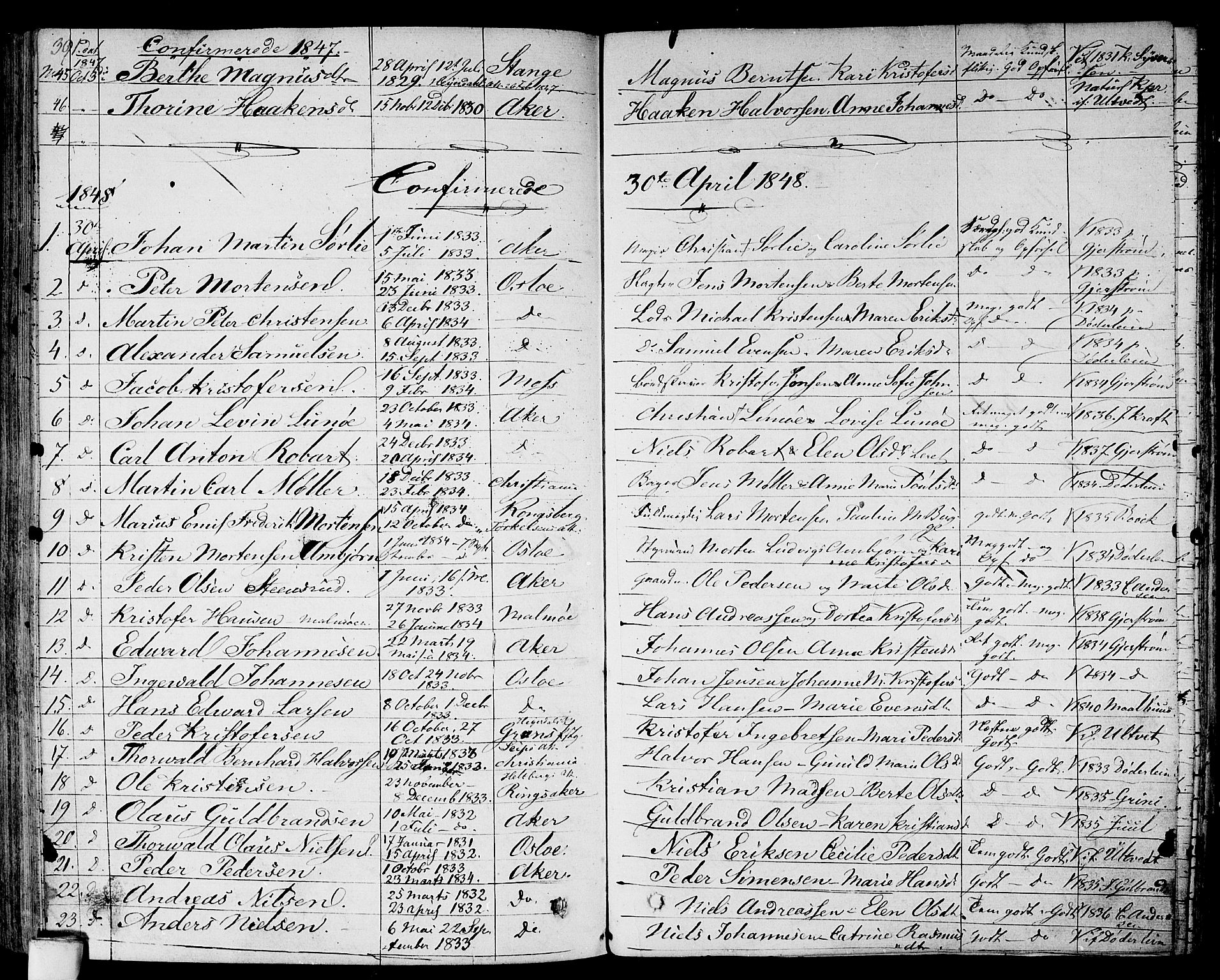 Gamlebyen prestekontor Kirkebøker, AV/SAO-A-10884/F/Fa/L0003: Parish register (official) no. 3, 1829-1849, p. 391