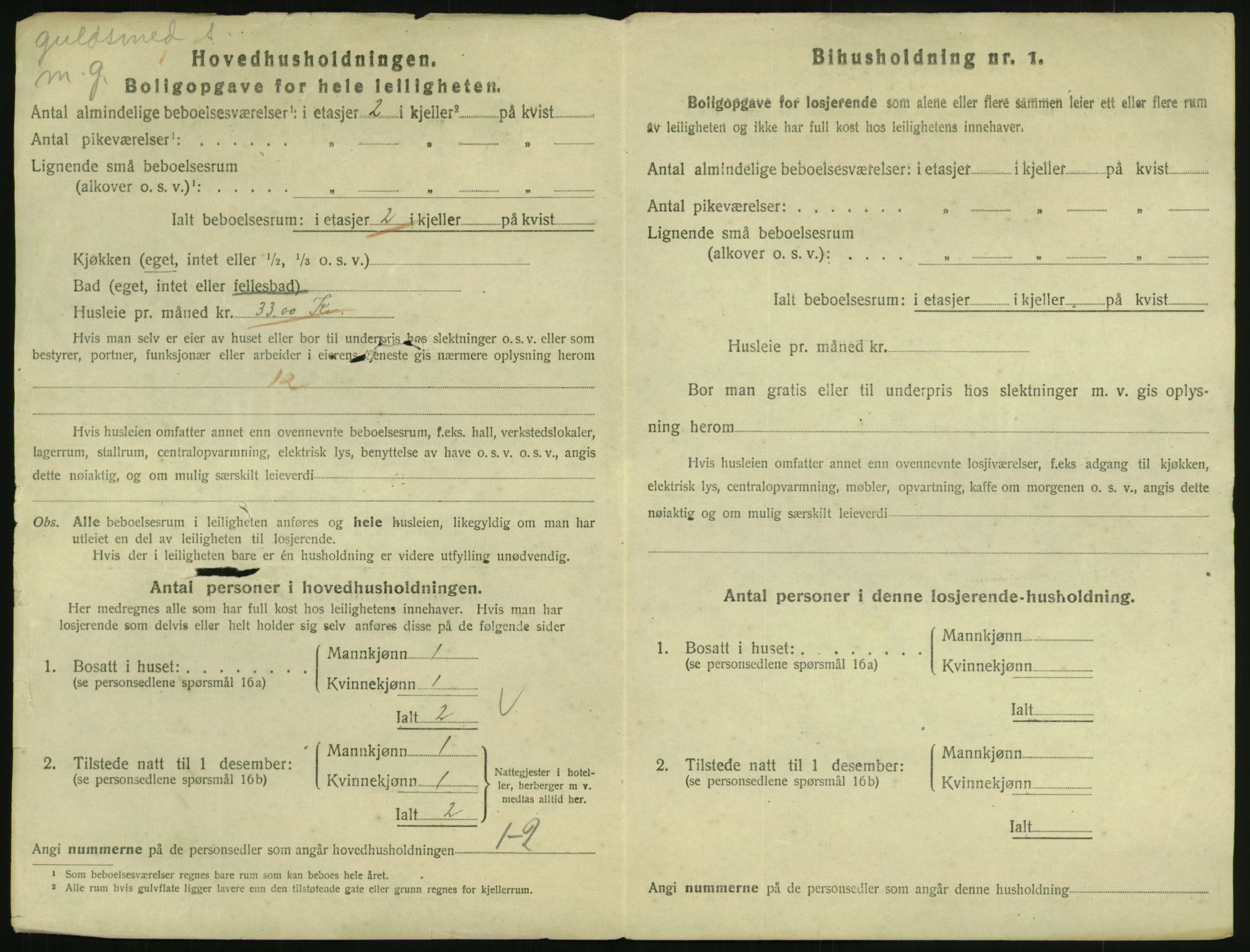 SAO, 1920 census for Kristiania, 1920, p. 109370