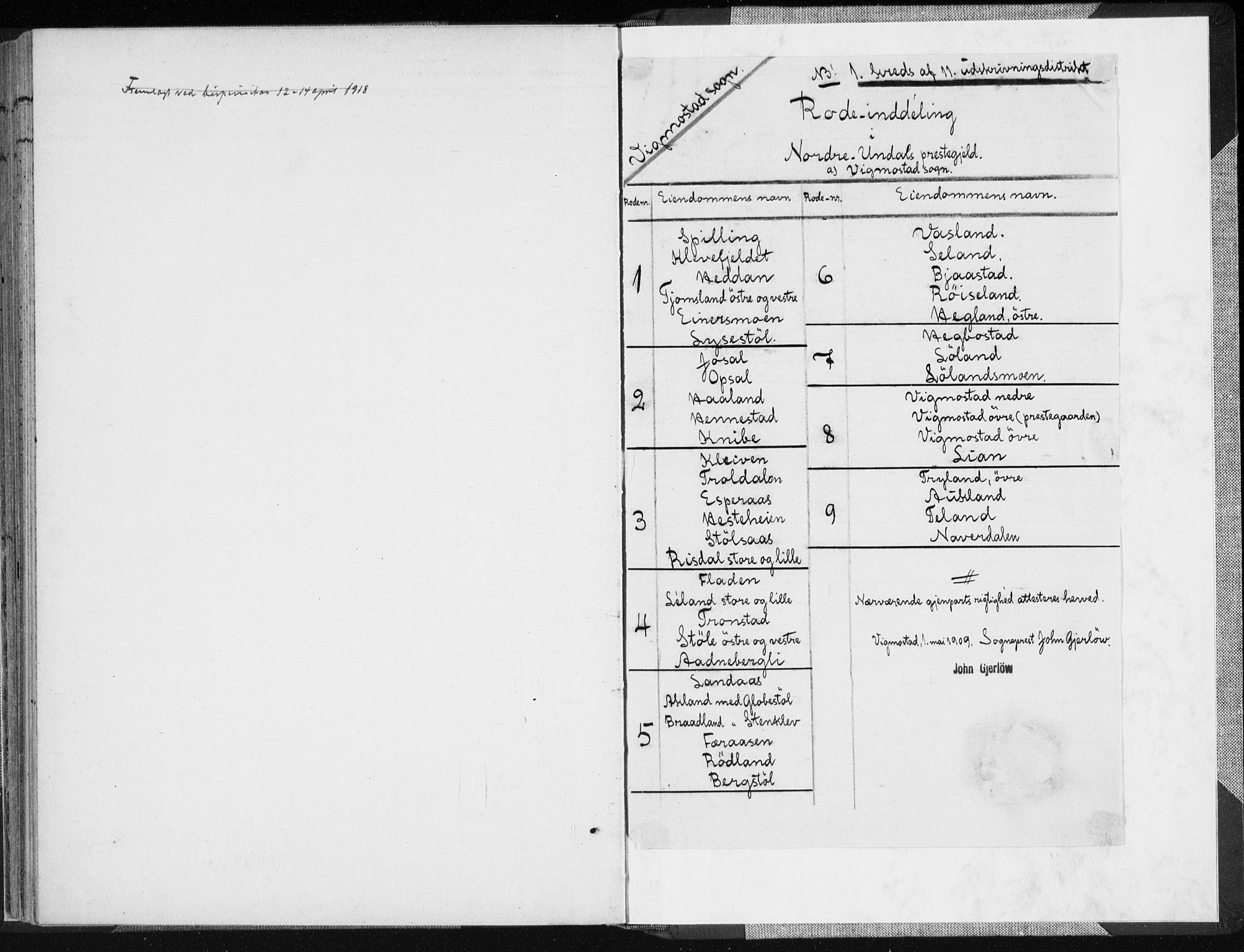 Nord-Audnedal sokneprestkontor, AV/SAK-1111-0032/F/Fa/Fab/L0004: Parish register (official) no. A 4, 1901-1917