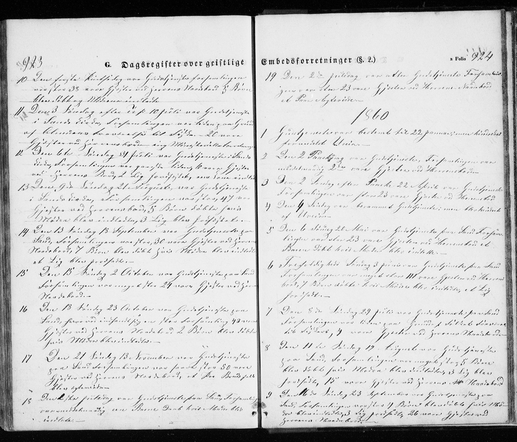 Trondenes sokneprestkontor, SATØ/S-1319/H/Ha/L0010kirke: Parish register (official) no. 10, 1840-1865, p. 923-924