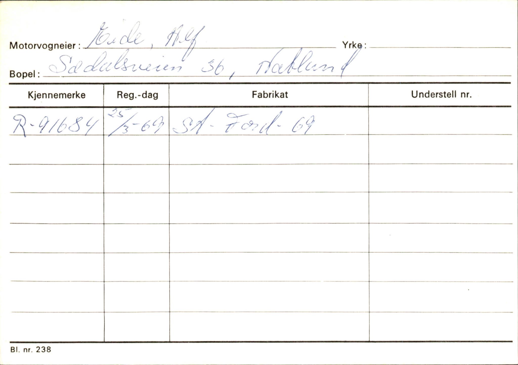 Statens vegvesen, Hordaland vegkontor, AV/SAB-A-5201/2/Ha/L0010: R-eierkort E, 1920-1971, p. 17