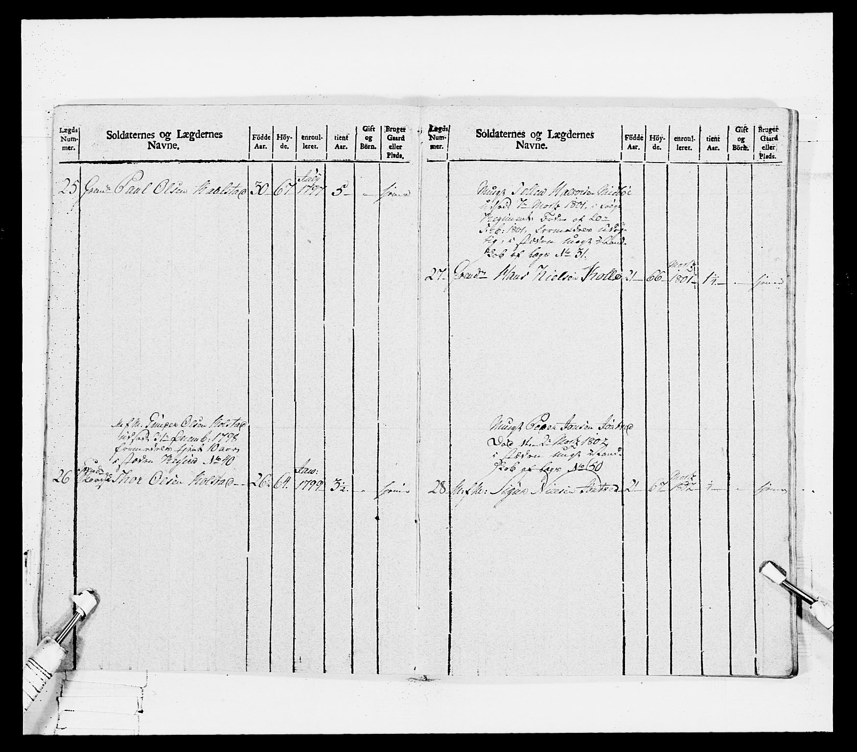 Generalitets- og kommissariatskollegiet, Det kongelige norske kommissariatskollegium, AV/RA-EA-5420/E/Eh/L0114: Telemarkske nasjonale infanteriregiment, 1789-1802, p. 378