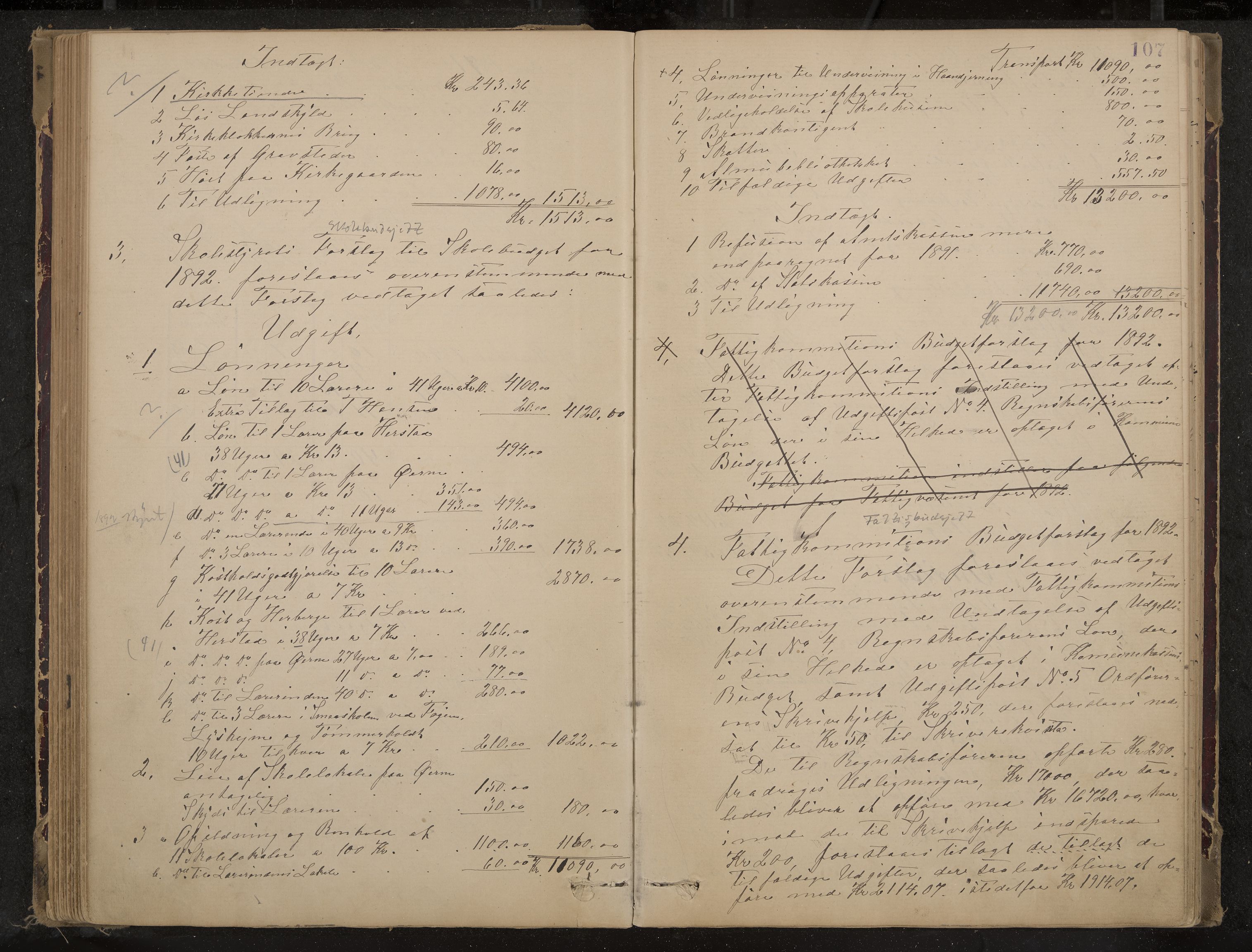 Nøtterøy formannskap og sentraladministrasjon, IKAK/0722021-1/A/Aa/L0004: Møtebok, 1887-1896, p. 107