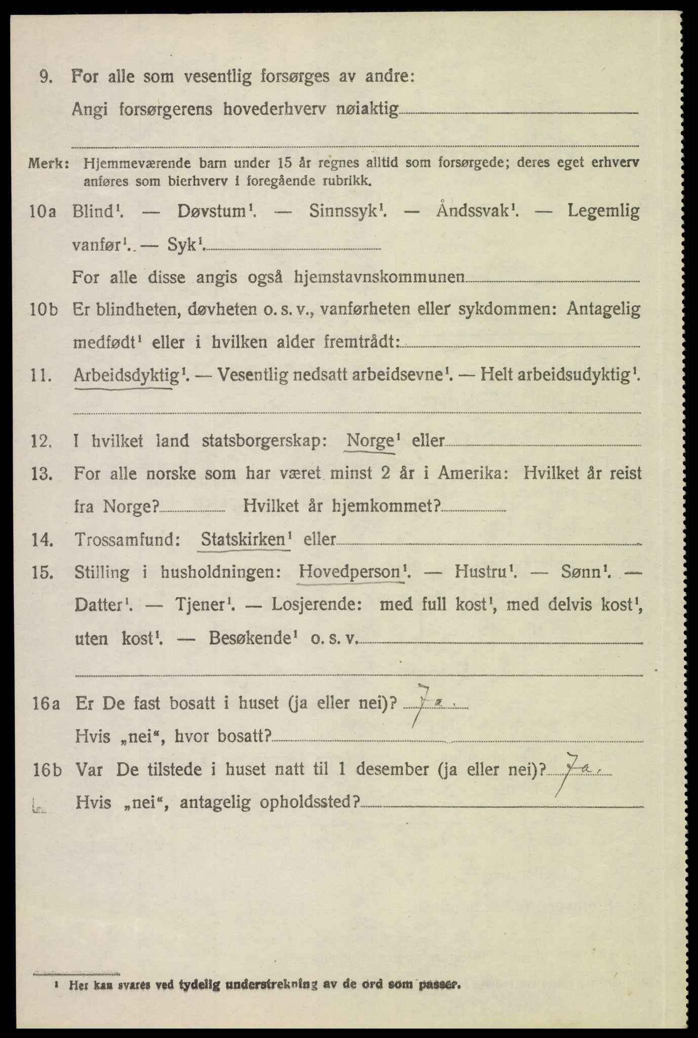 SAH, 1920 census for Stor-Elvdal, 1920, p. 2697