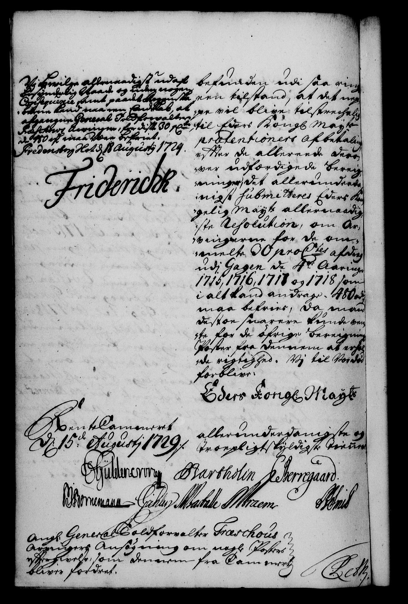 Rentekammeret, Kammerkanselliet, AV/RA-EA-3111/G/Gf/Gfa/L0012: Norsk relasjons- og resolusjonsprotokoll (merket RK 52.12), 1729, p. 622