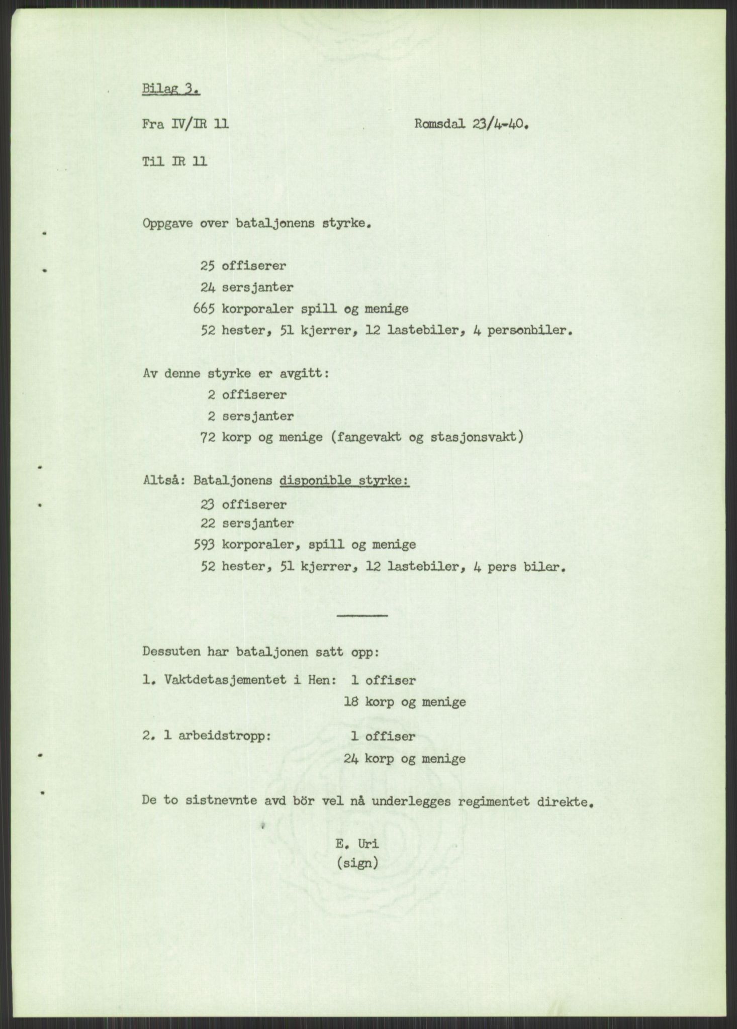 Forsvaret, Forsvarets krigshistoriske avdeling, RA/RAFA-2017/Y/Yb/L0113a: II-C-11-510-512  -  5. Divisjon., 1940, p. 463