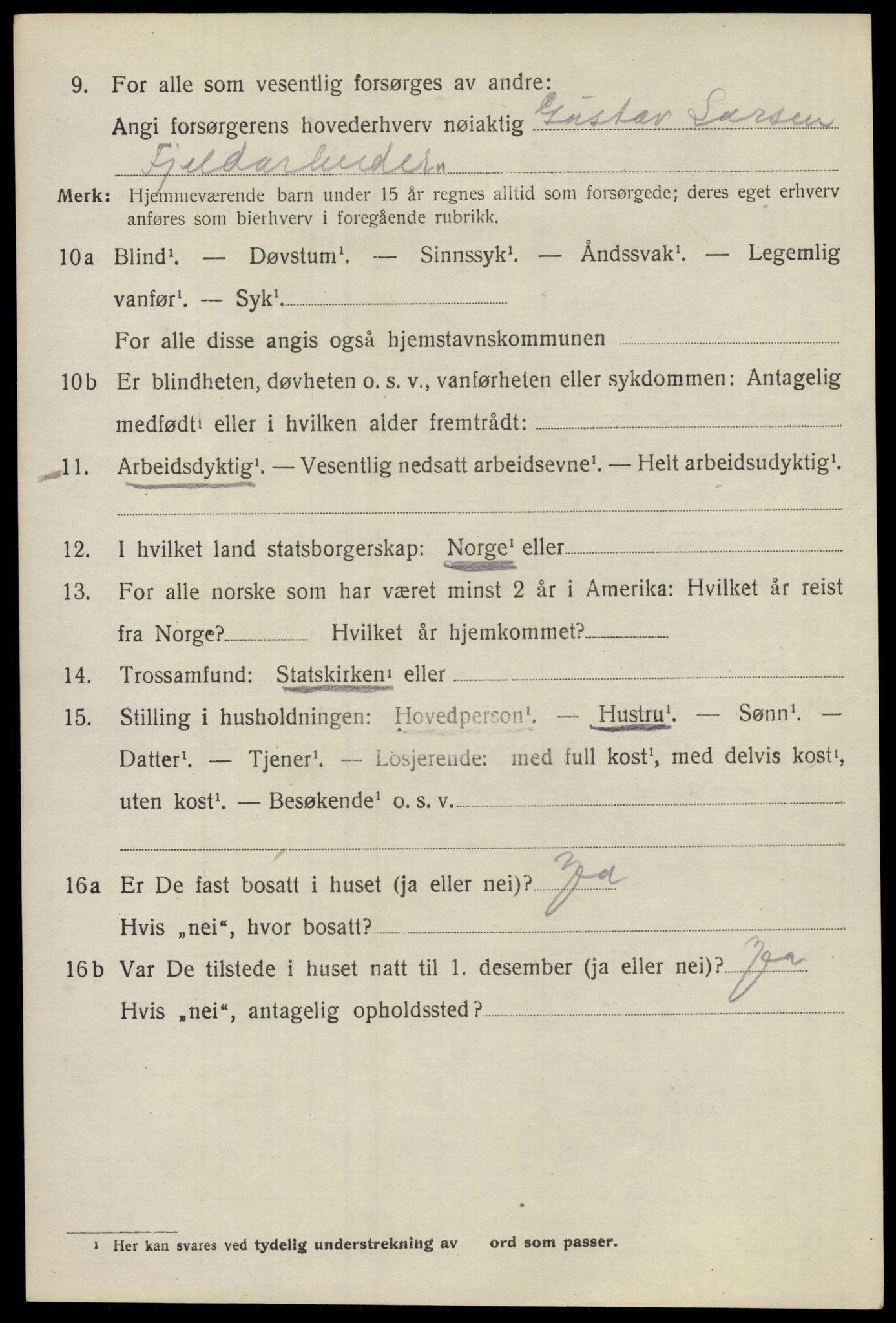 SAO, 1920 census for Eidsvoll, 1920, p. 6460